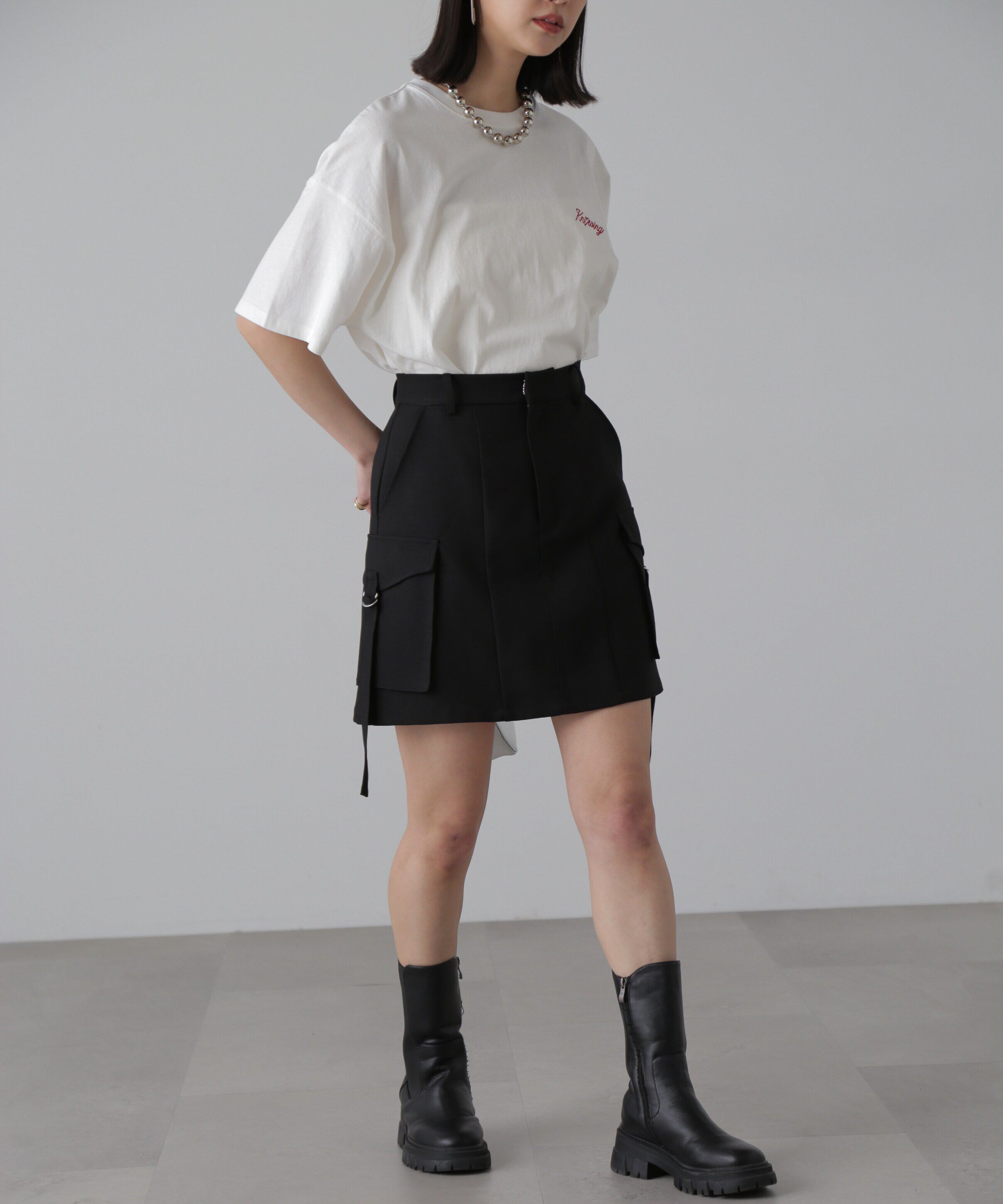  「バックハートプリントビッグTシャツ」|Tシャツ・カットソー|