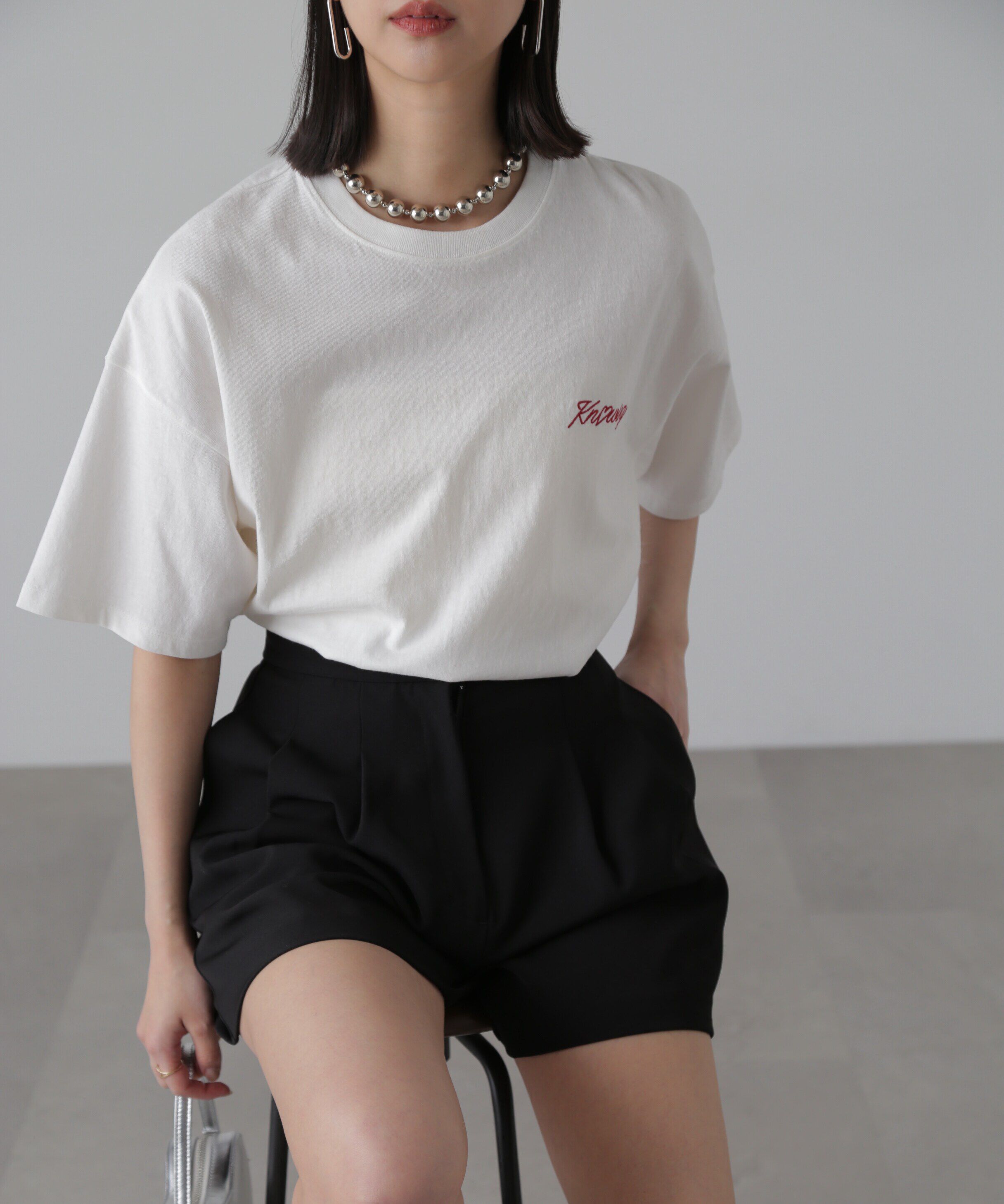  「バックハートプリントビッグTシャツ」|Tシャツ・カットソー|