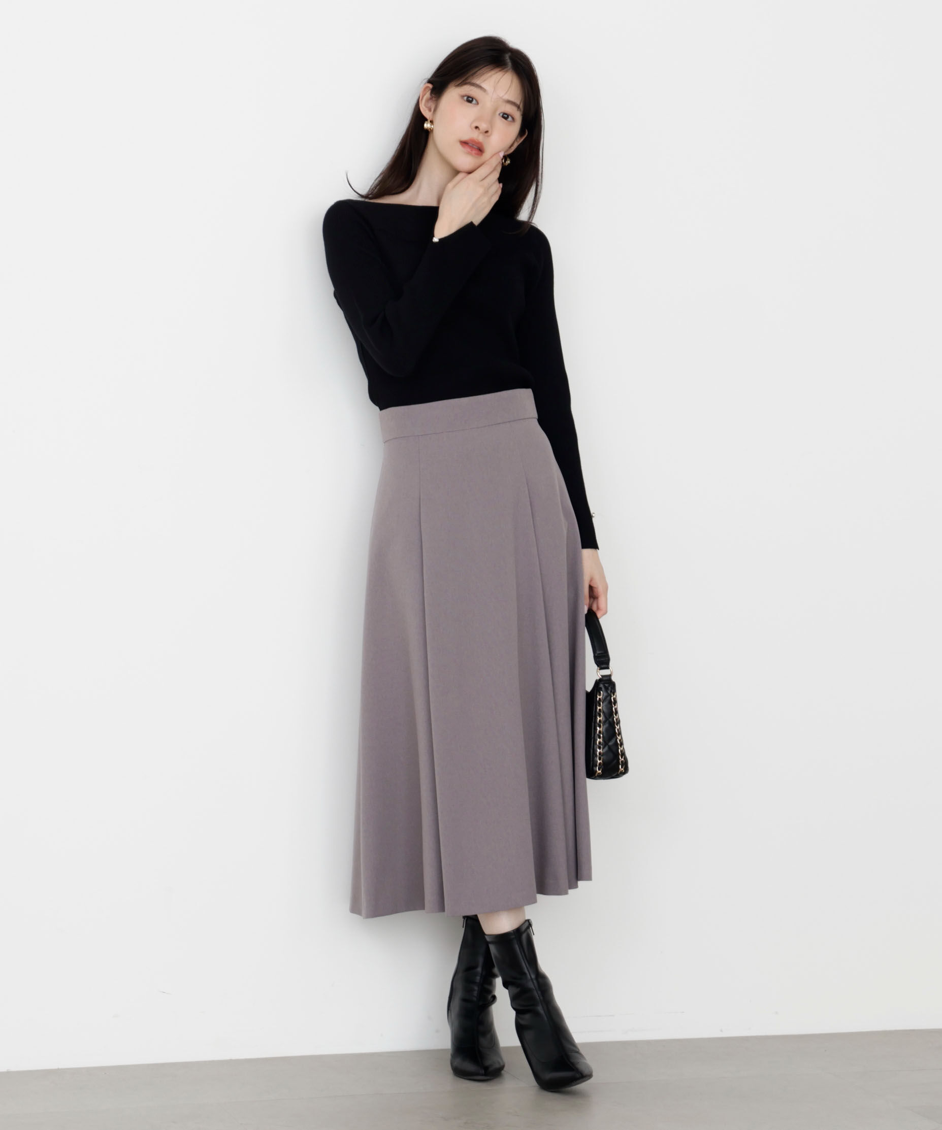 PROPORTION BODY DRESSING「＜ハンドウォッシャブル＞変わり編みリブニット 25AW」|ニット・セーター|