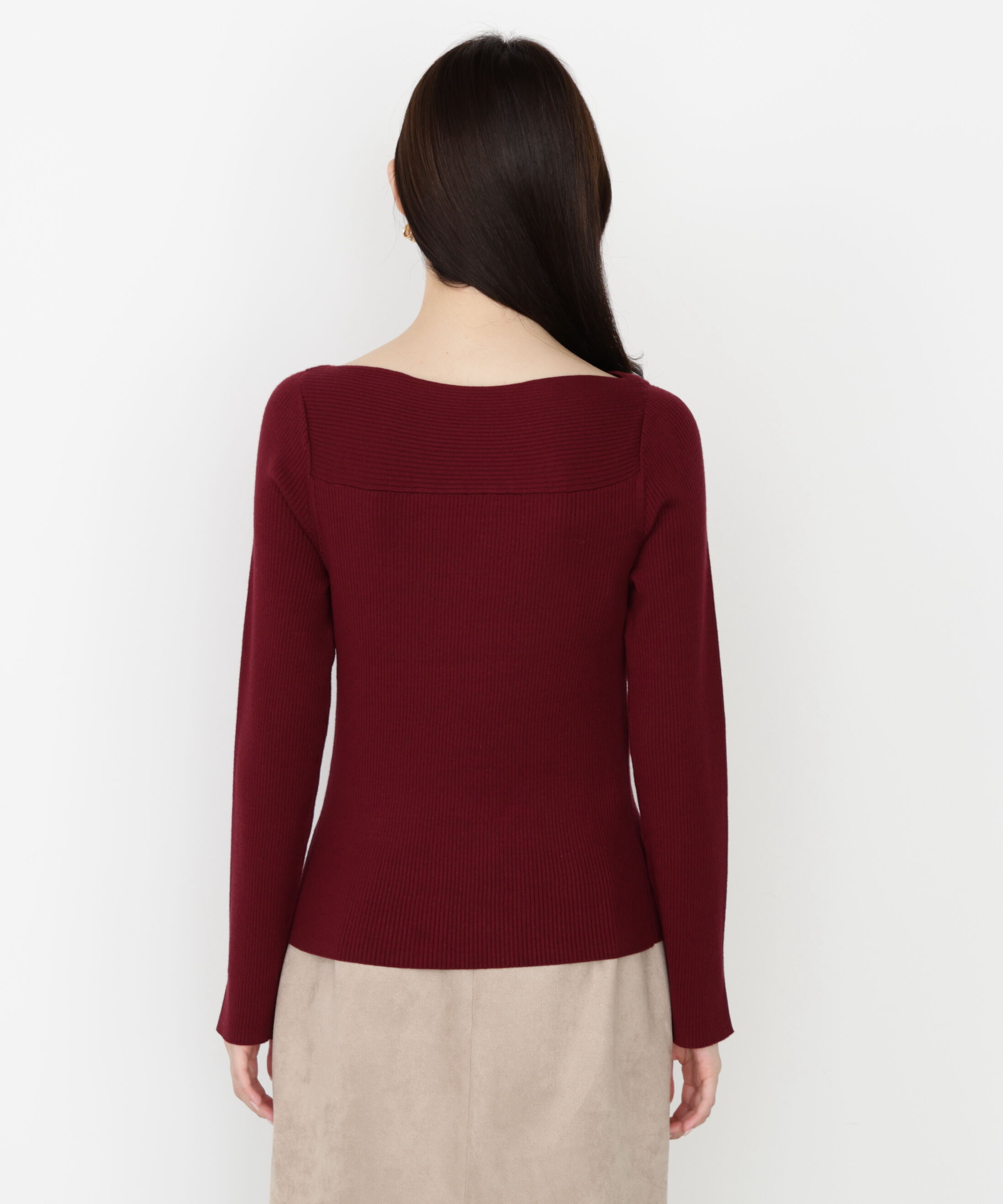 PROPORTION BODY DRESSING「＜ハンドウォッシャブル＞変わり編みリブニット 25AW」|ニット・セーター|