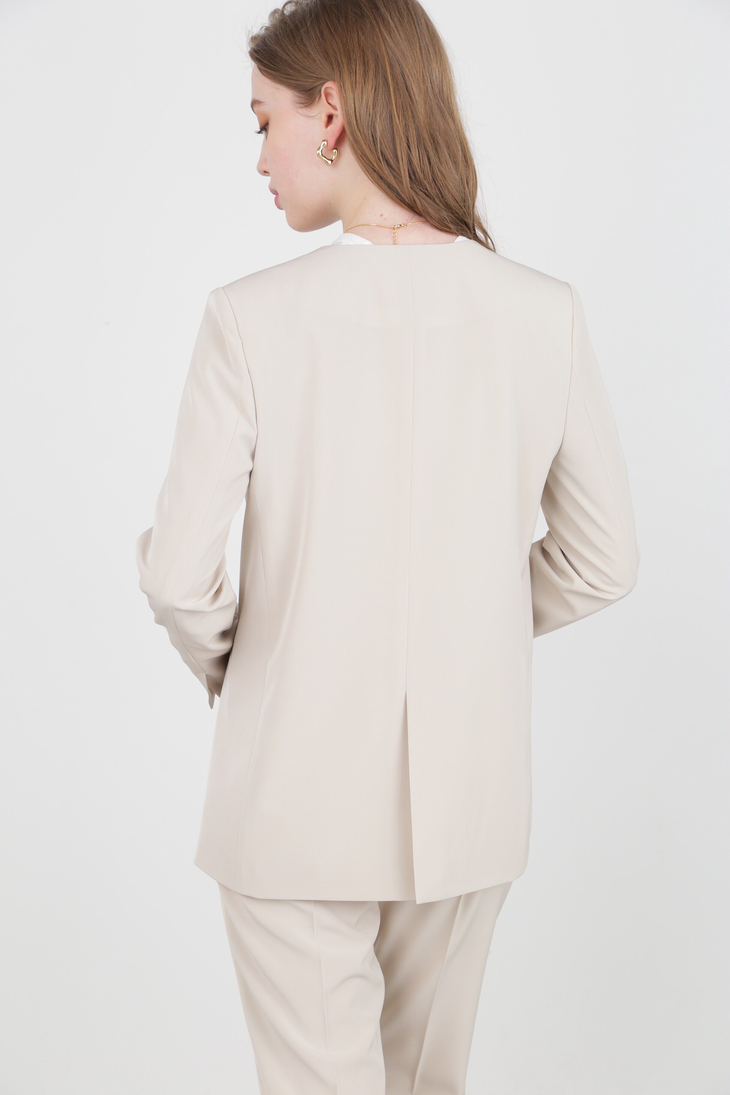  「◆ノーカラーフロントホックジャケット」|その他|