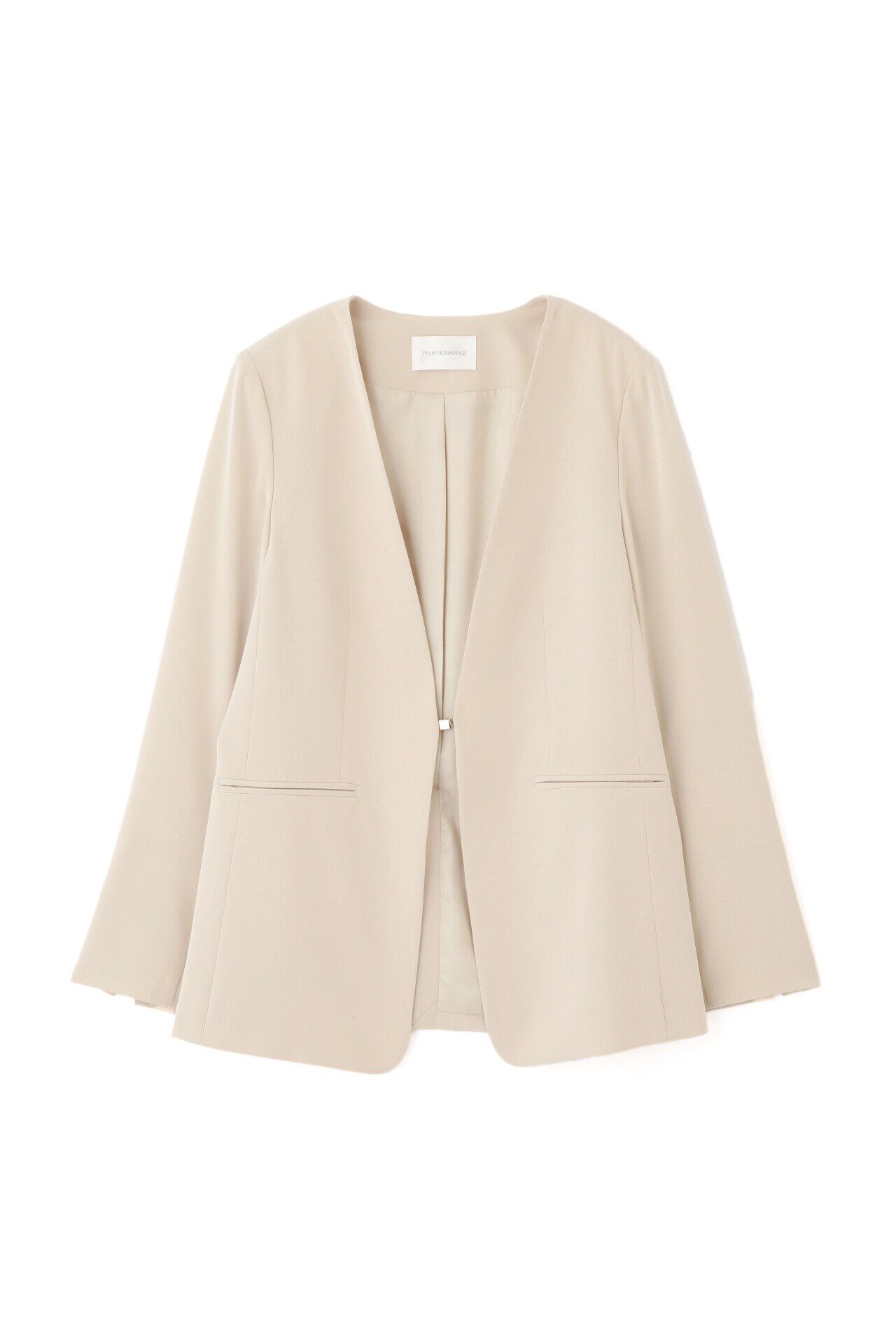  「◆ノーカラーフロントホックジャケット」|その他|