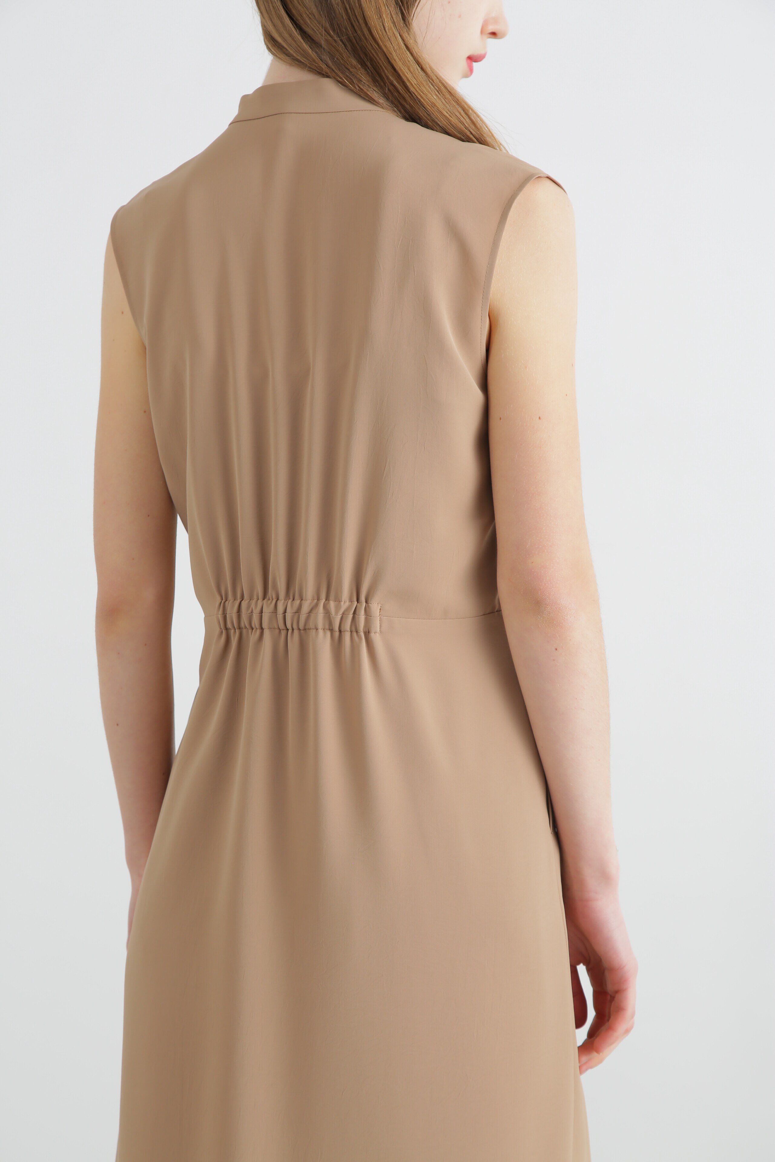  「◆2WAYストレッチシャツカラーワンピース」|ワンピース|