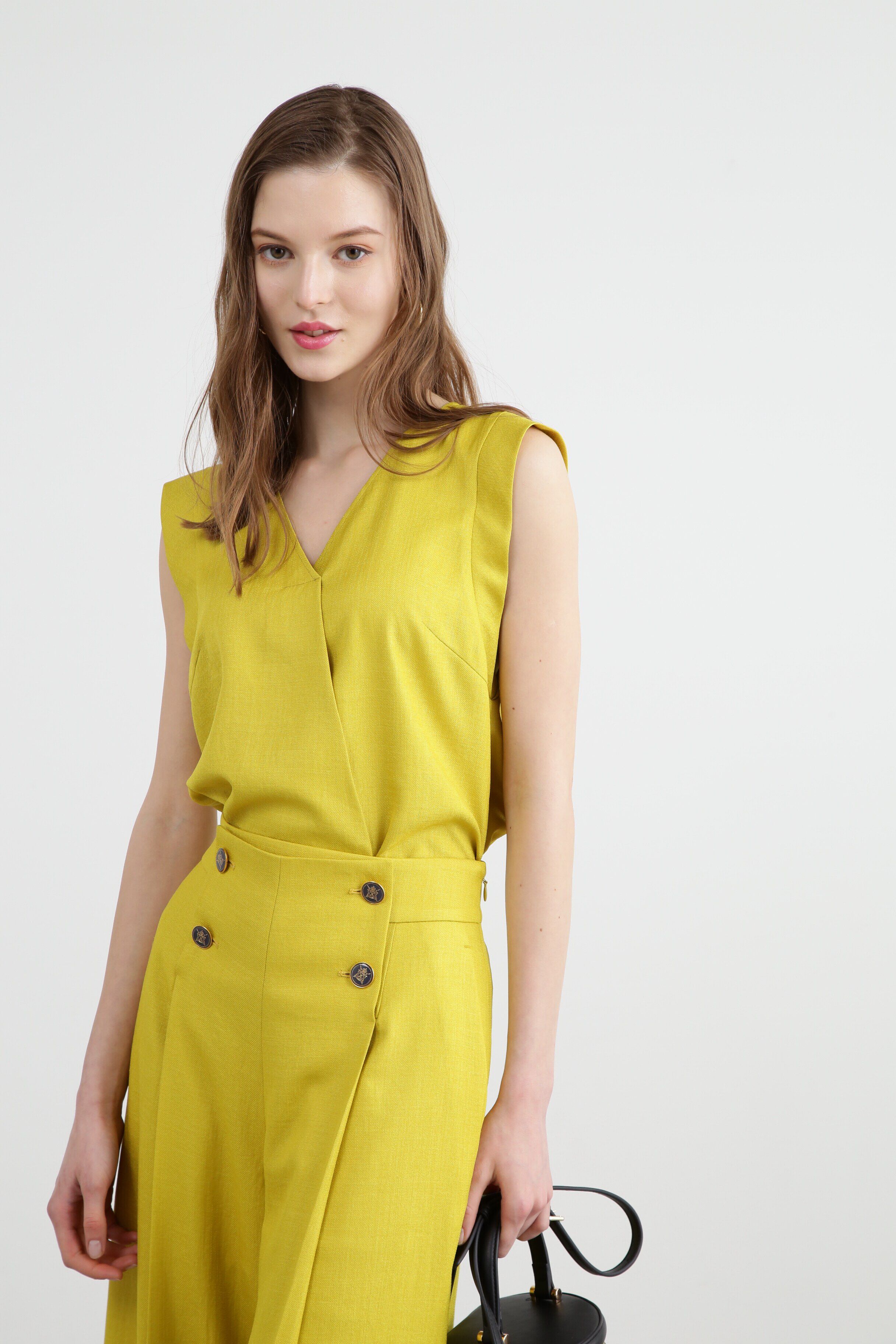  「◆スラブツイルセットアップブラウス」|シャツ・ブラウス|