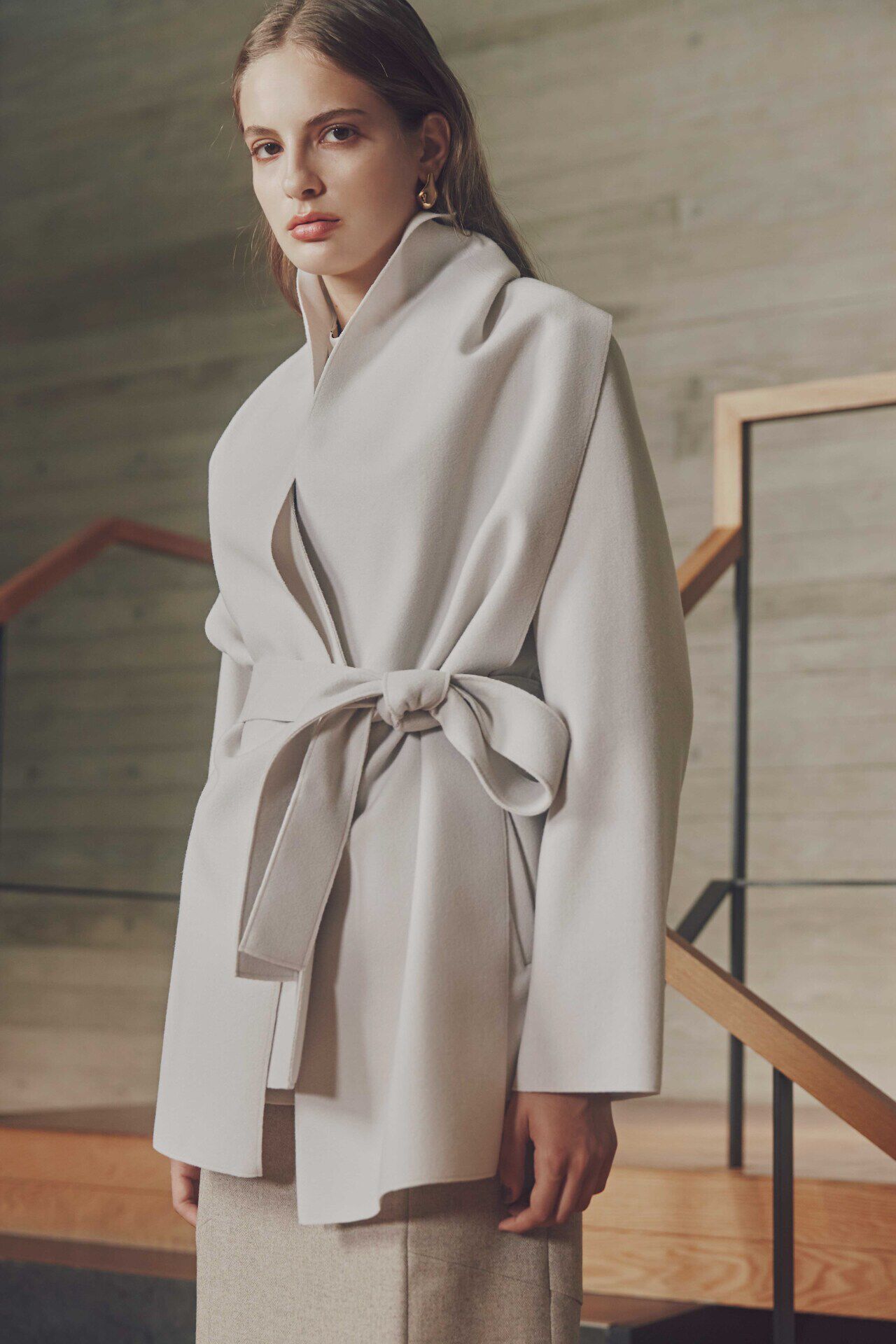  「◆圧縮ジャージージャケット」|ブルゾン・スタジャン|ベージュ