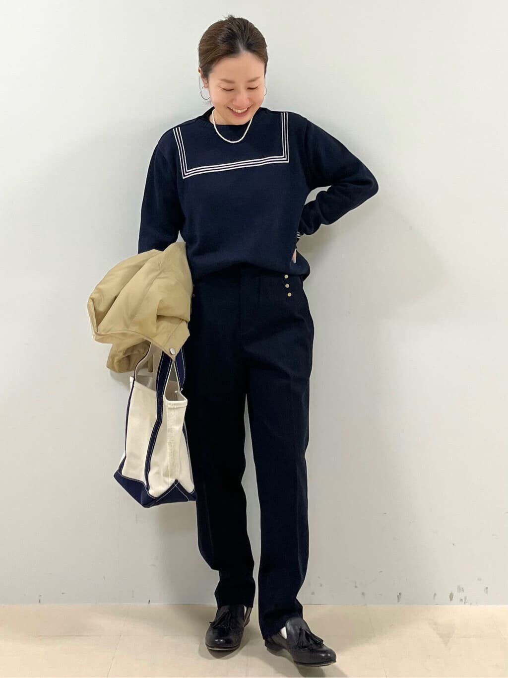  「◆マリンディテールテーパードパンツ」|その他|