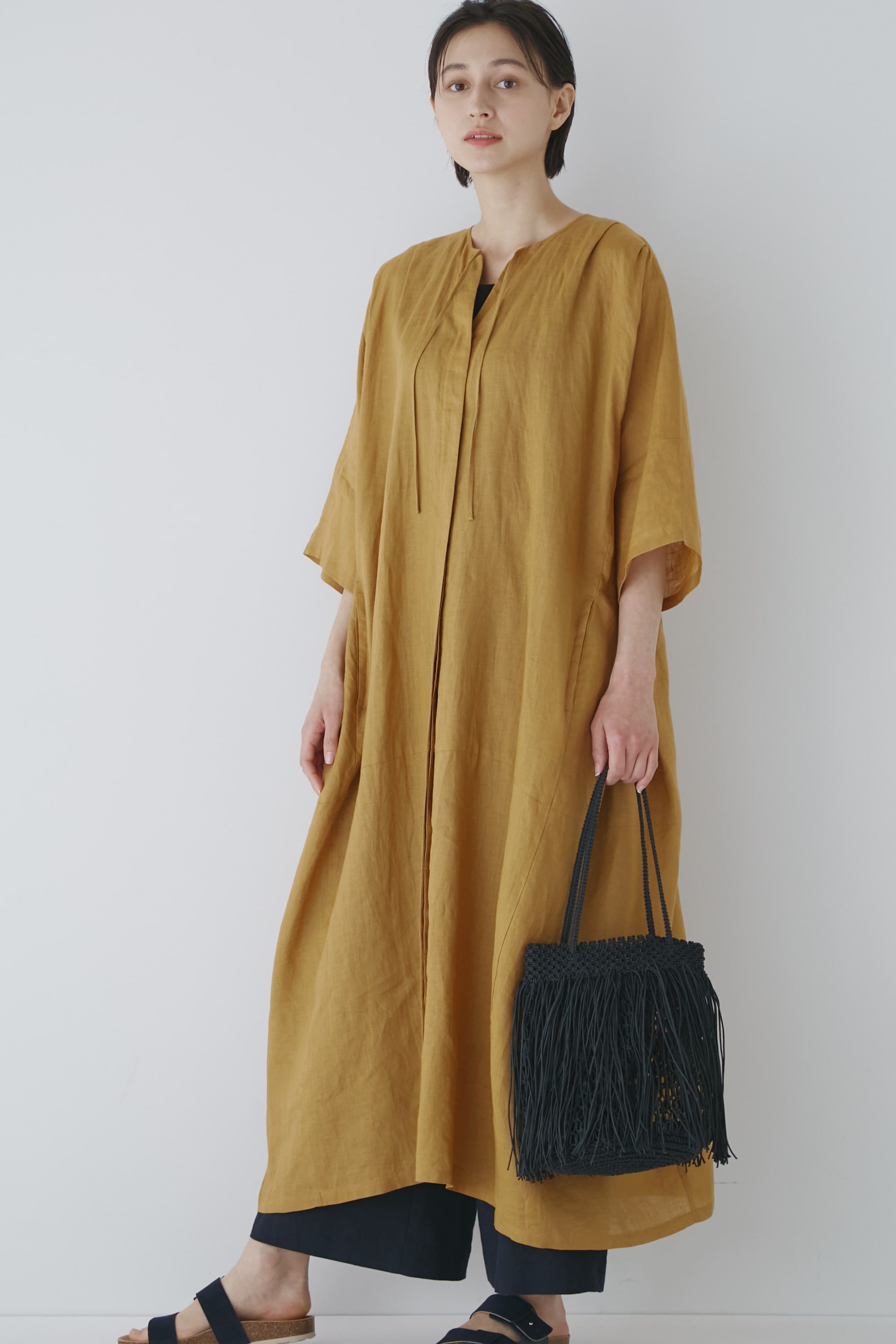  「◆ハードマンリネンワンピース」|ワンピース|マスタード1