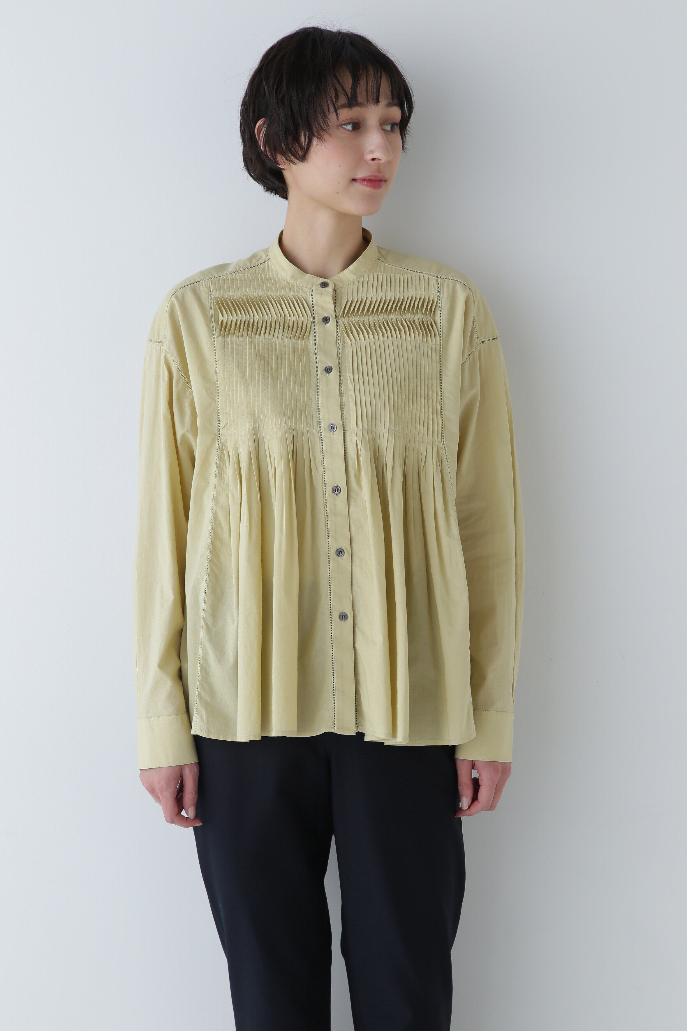  「◆インド綿ピンタックブラウス」|シャツ・ブラウス|