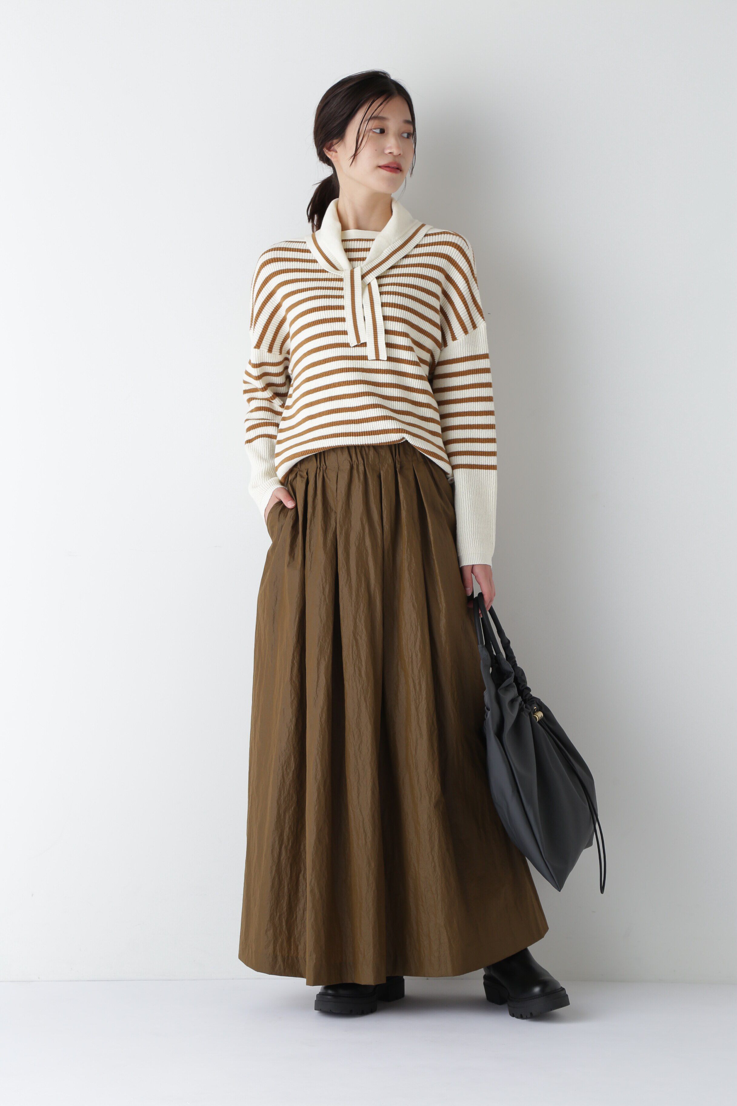  「◆ナイロンシャインサテンスカート」|スカート|