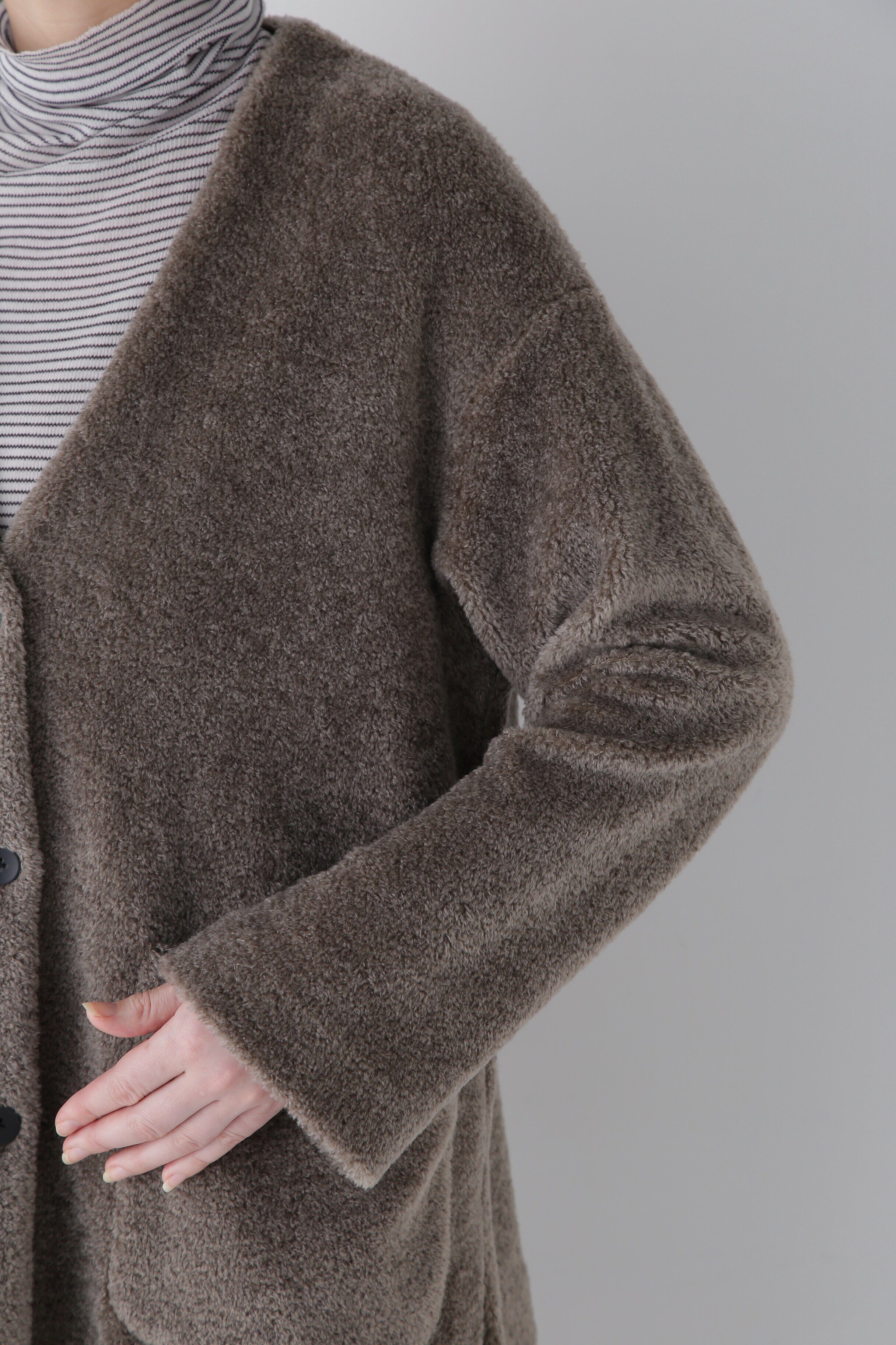  「◆トイプー起毛Ｖネックカーディガン」|Tシャツ・カットソー|