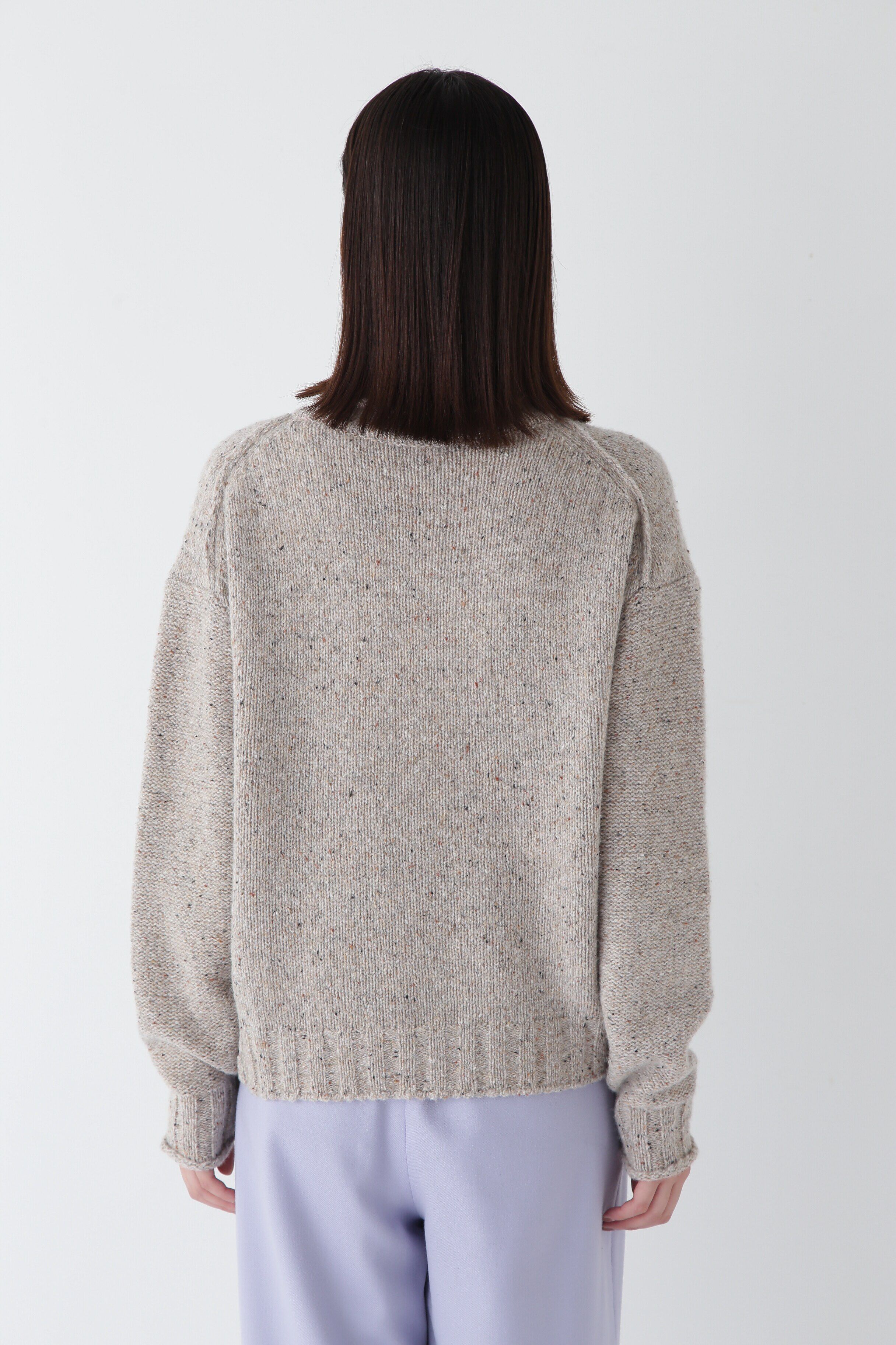  「◆ウールミックスハイネックニットプルオーバー」|ニット・セーター|