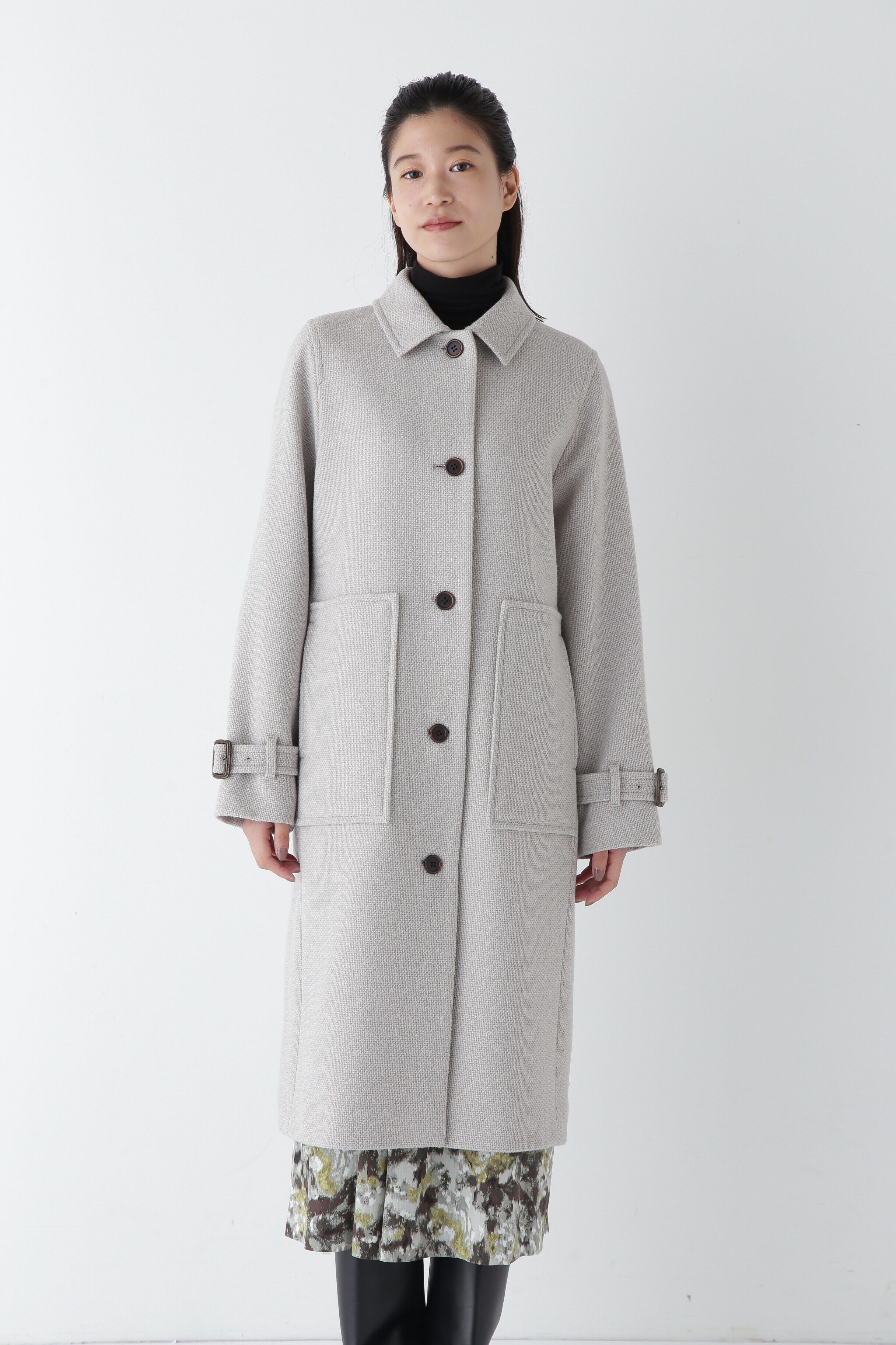  「◆ウールナイロンオックスステンカラーコート」|その他|