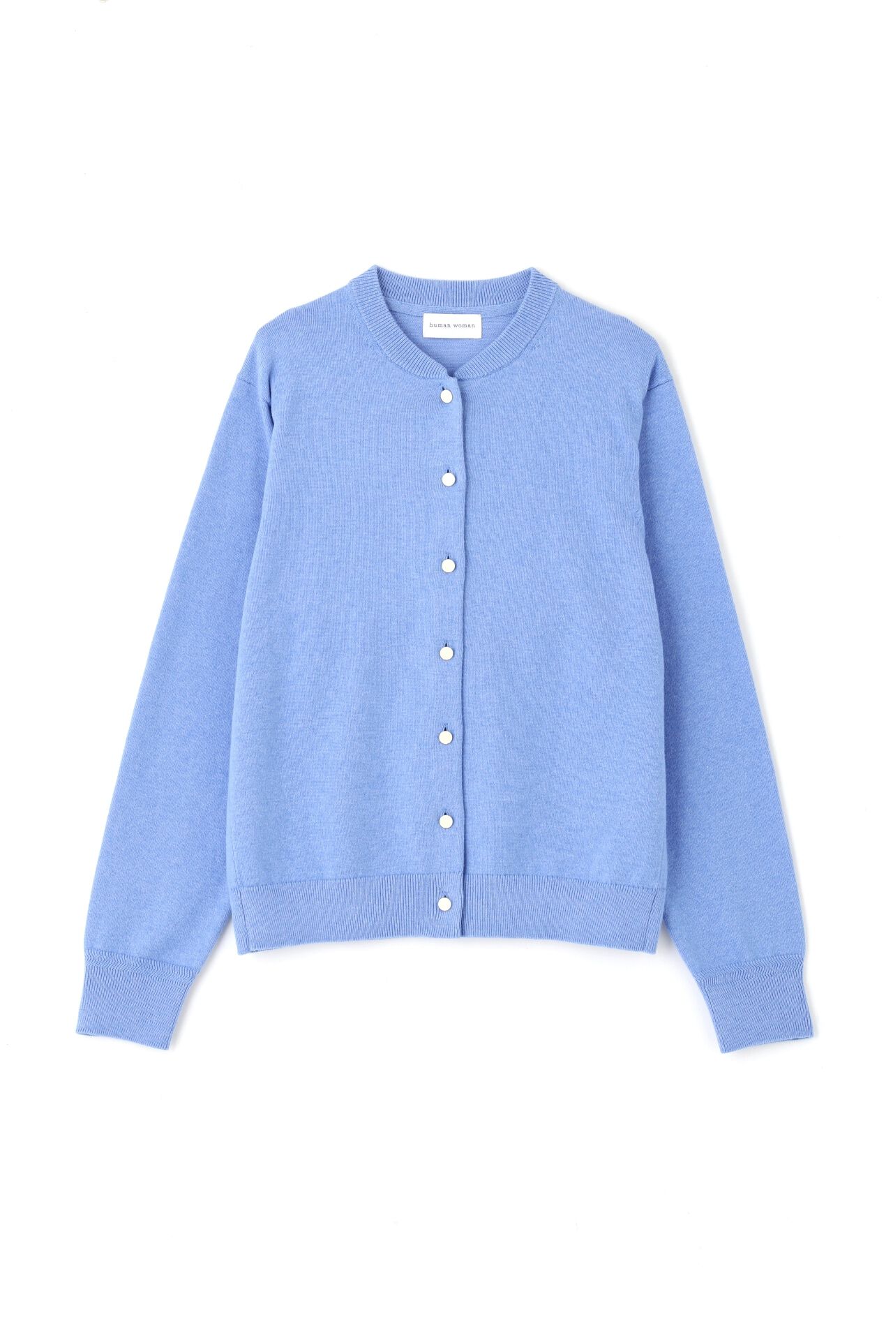  「◆【ウォッシャブル】コットンカシミヤ クルーネックカーディガン」|ニット・セーター|