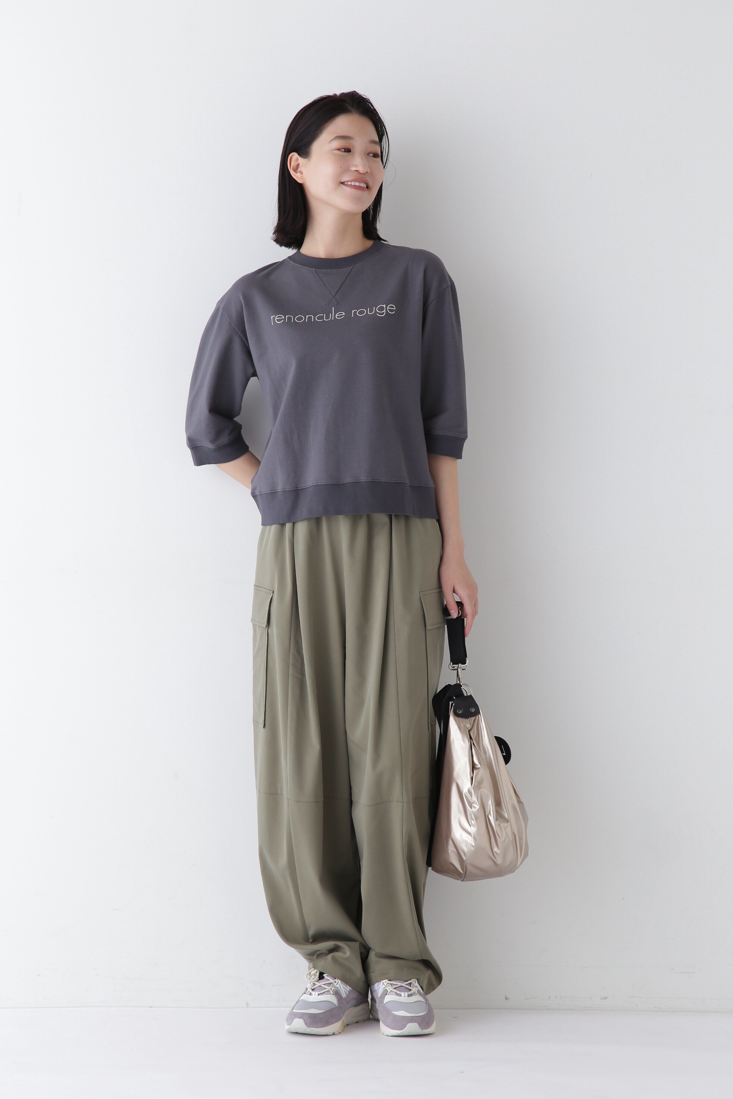  「◆キュプラポリエステル フィブリルサテンストレッチパンツ」|その他|