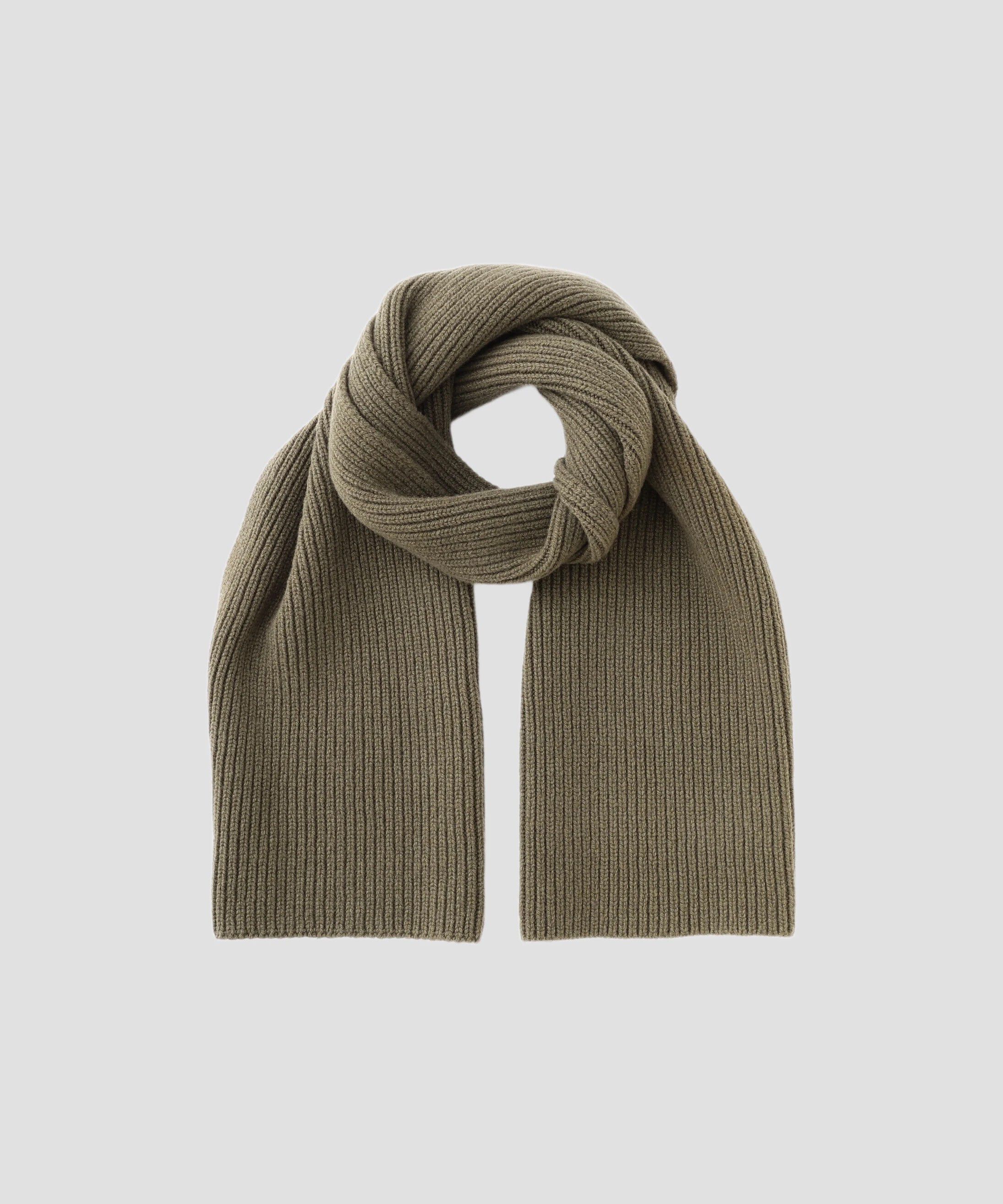  「SOFT SPUN WOOL」|バンダナ・スカーフ|OLIVE1