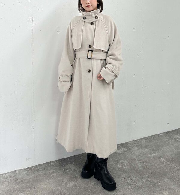 archives「２ｗａｙウールトレンチコート／」|ダッフルコート|IVORY