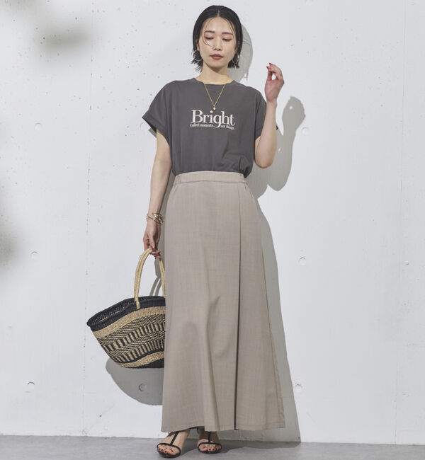 Doux archives「ドライジョーゼットラップ風スカート」|スカート|