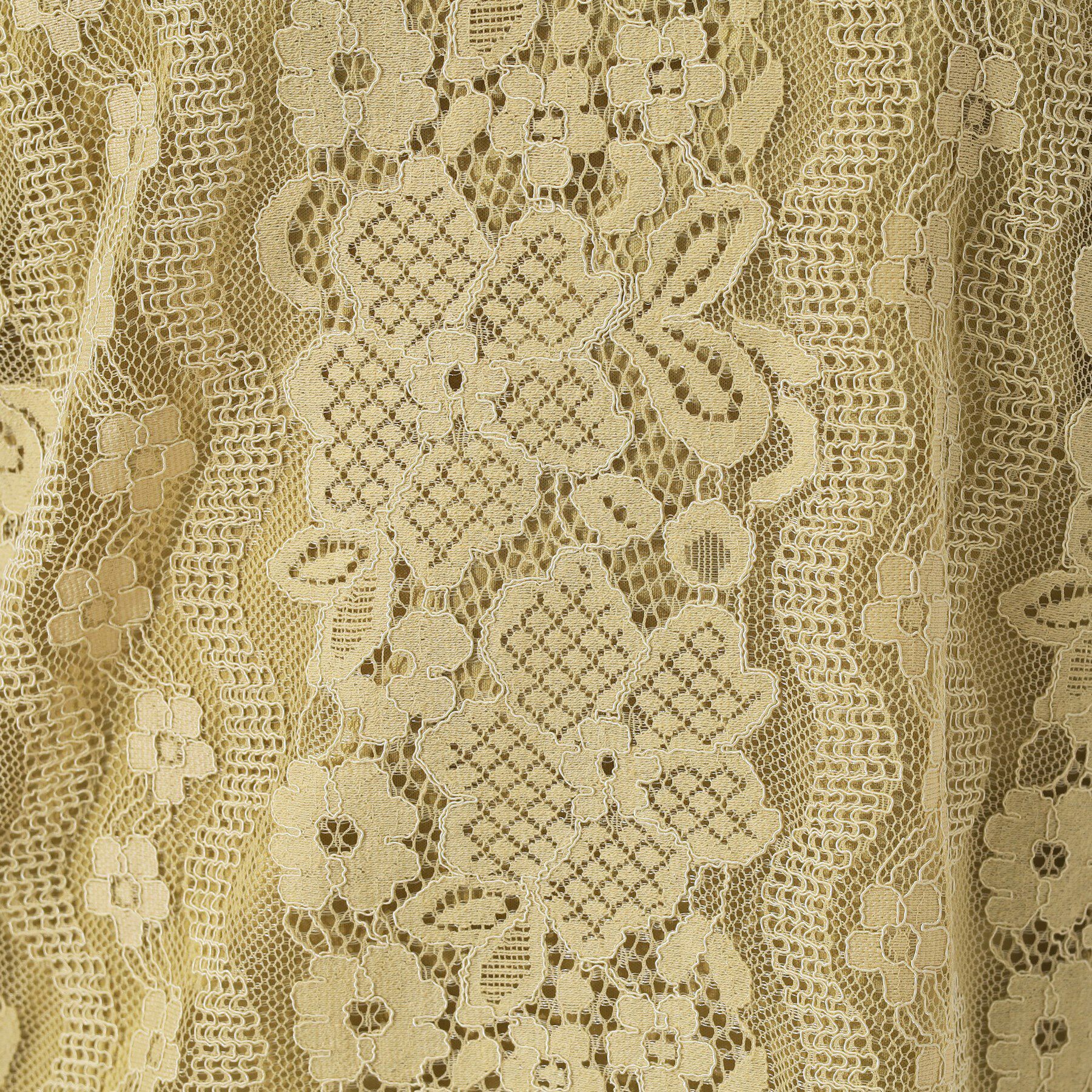 SHOO･LA･RUE「【無理せずキレイ】ブラウス見え お袖フリルレーストップス」|Tシャツ・カットソー|