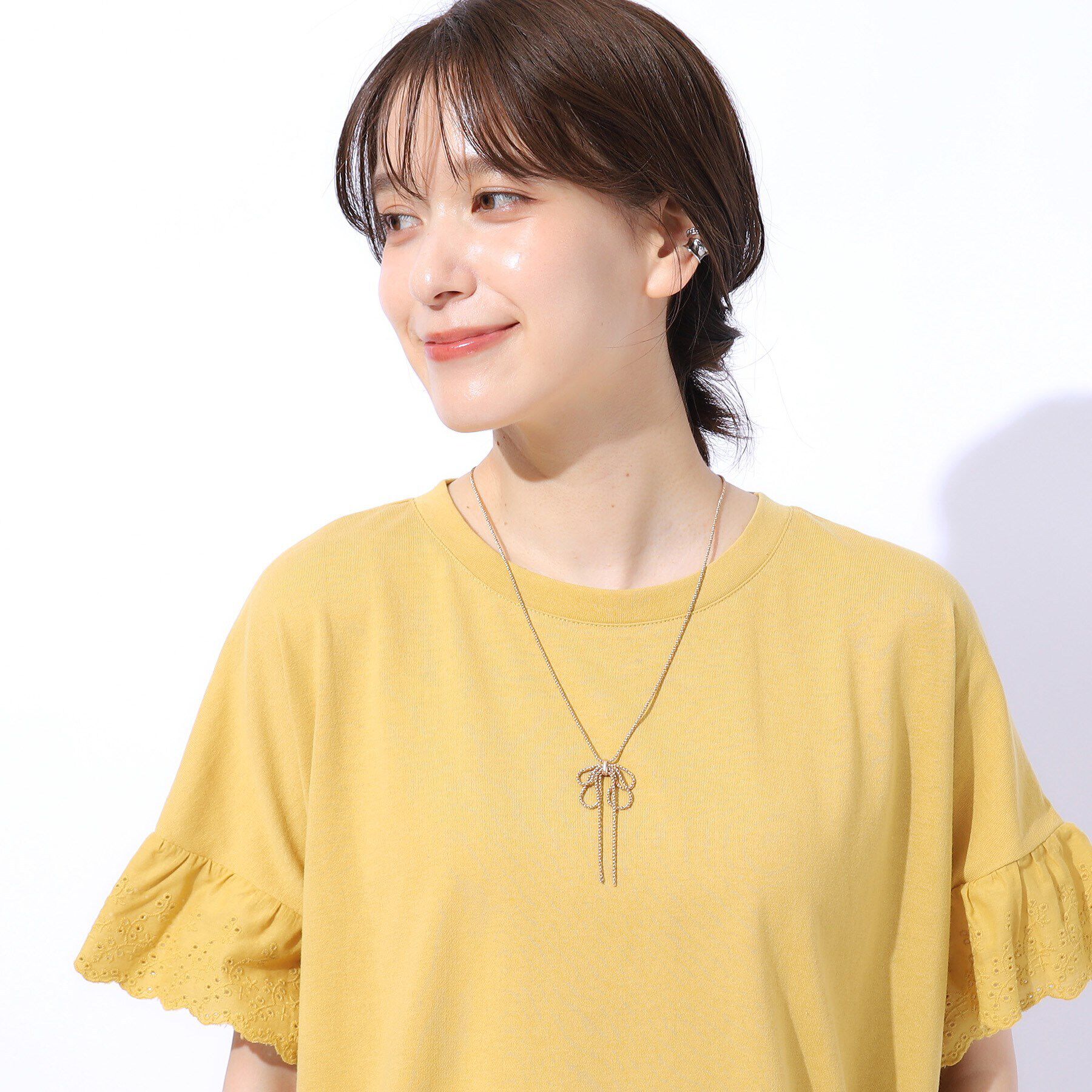 SHOO･LA･RUE「たれリボンネックレス」|ネックレス|
