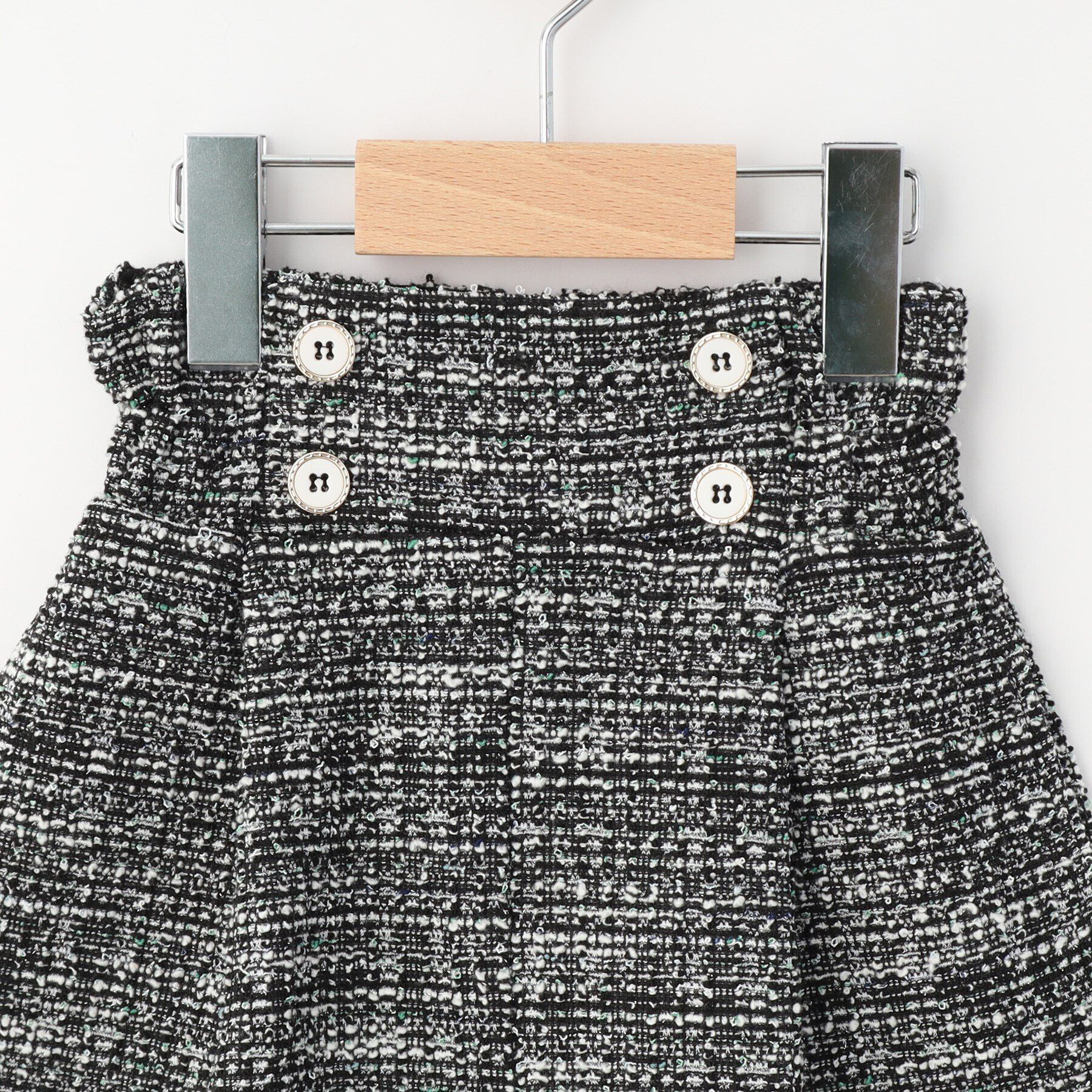 SHOO･LA･RUE「【110-140cm】カットツィードショートパンツ」|キュロット|