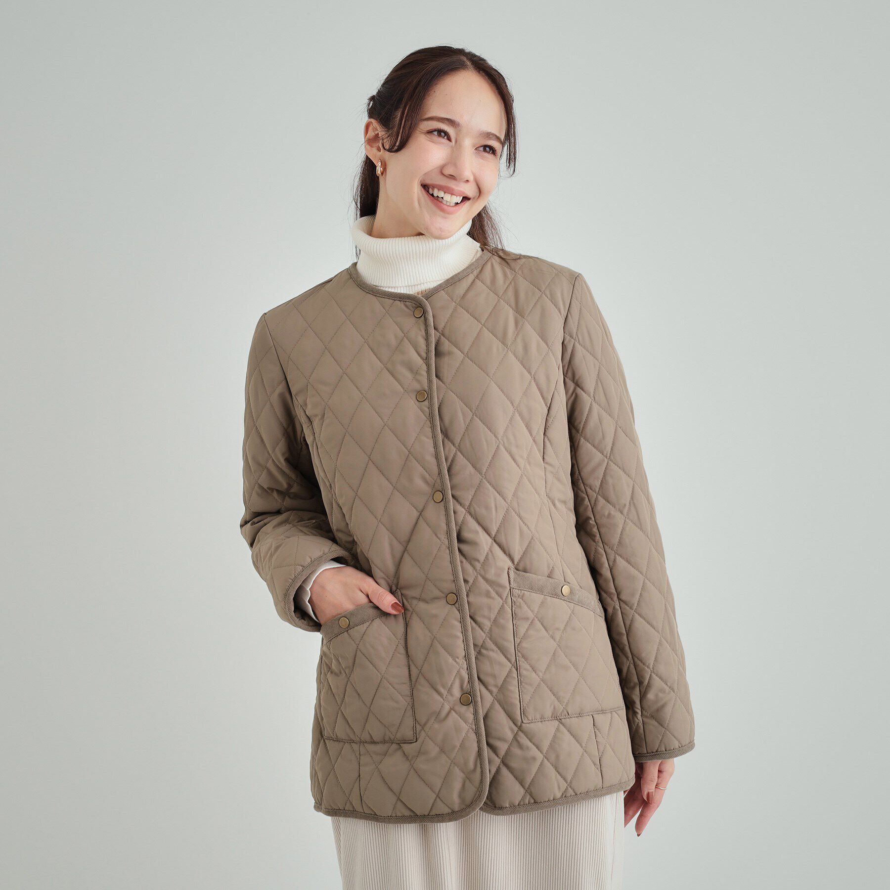 SHOO･LA･RUE「【高レビュー/フード取り外し可】大人カジュアルなキルトジャケット」|その他|