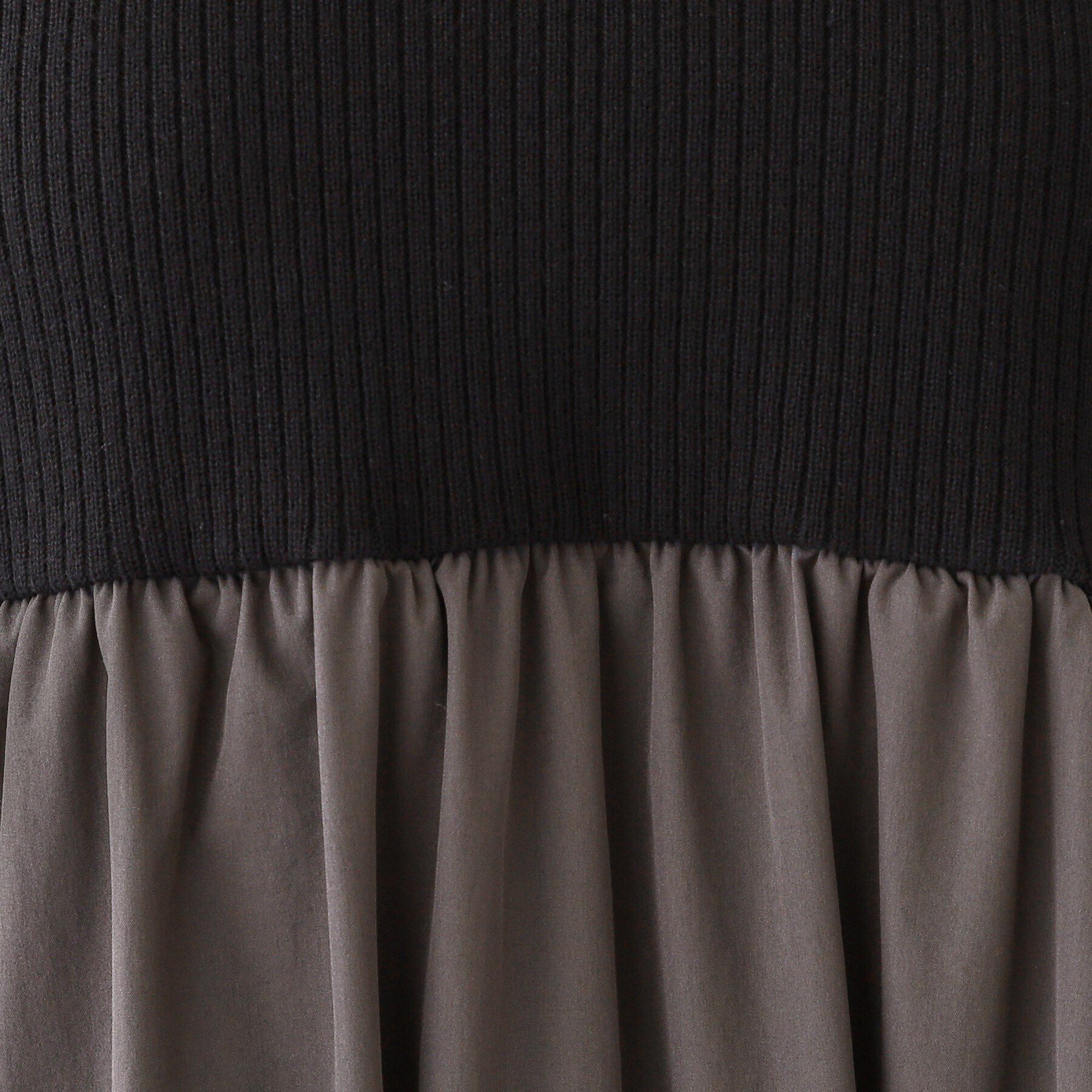 SHOO･LA･RUE「【S-LL】リブニットドッキングワンピース」|ワンピース|