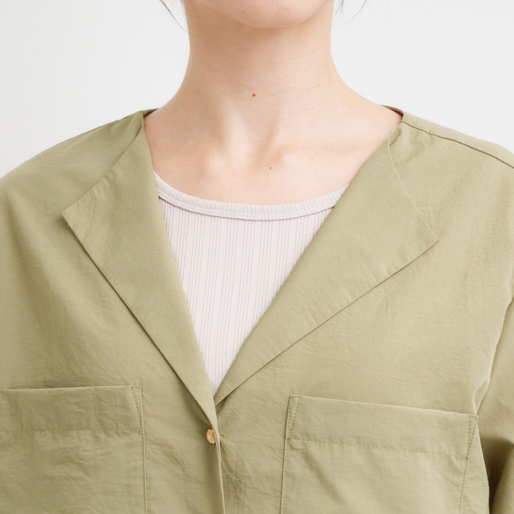 SHOO･LA･RUE「リラックス感のある オープンカラーシャツ」|シャツ・ブラウス|