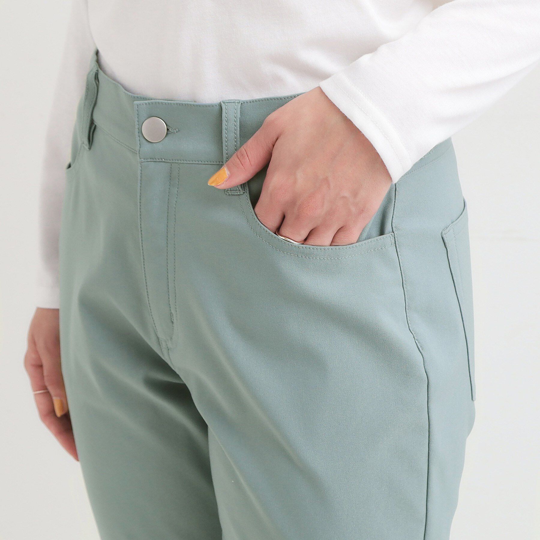 SHOO･LA･RUE「【洗濯機可/S-LL】フィット感が心地よい ハイパースキニー裏起毛」|その他|