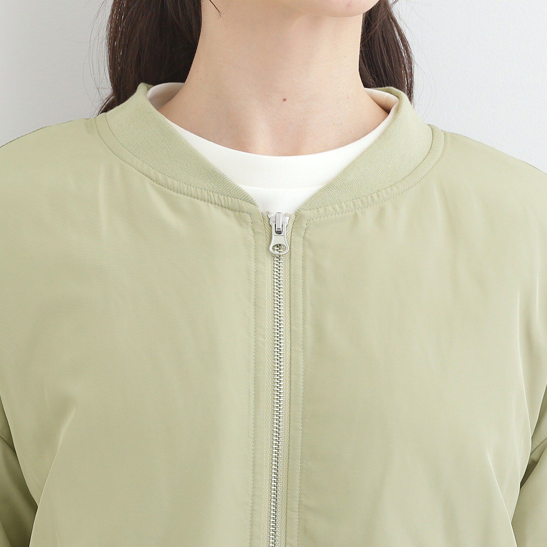 SHOO･LA･RUE「【S-LL】BIGシルエット MA－1ブルゾン」|ブルゾン・スタジャン|