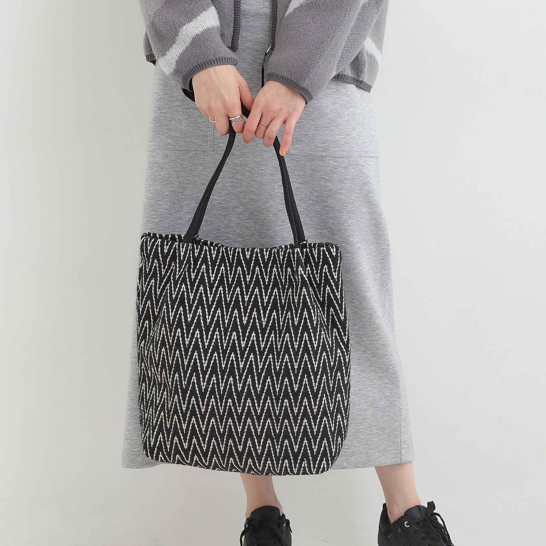 SHOO･LA･RUE「【インド製】ジャカードトートバッグ」|トートバッグ|