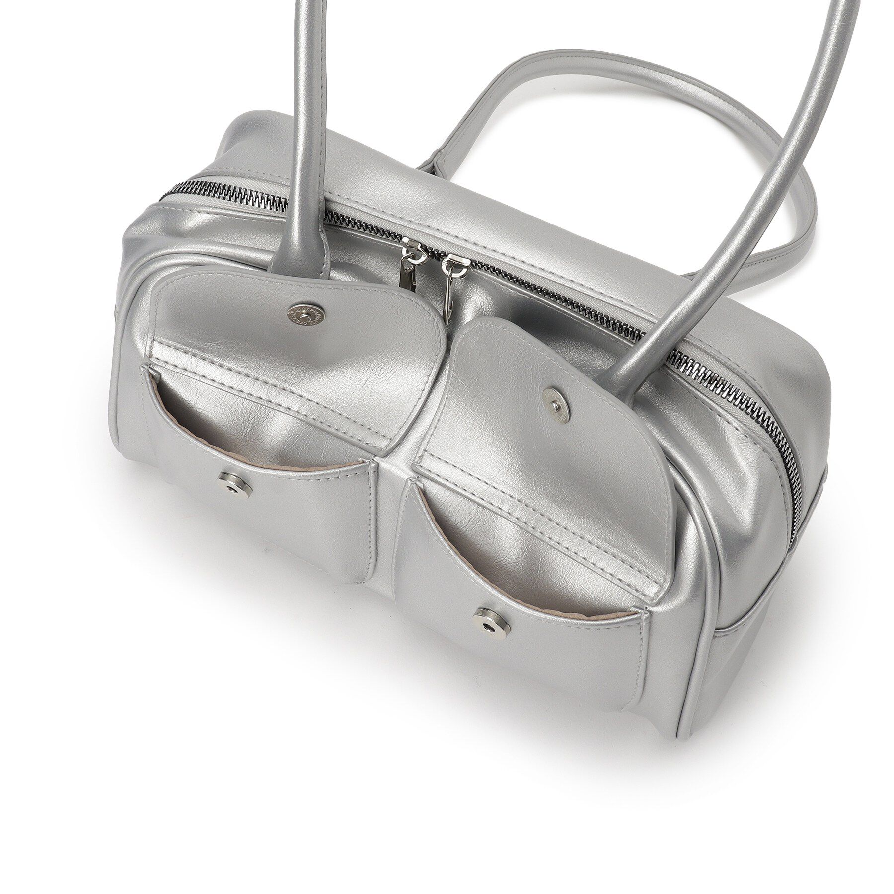 SHOO･LA･RUE「フラップポケット横長ボストンバッグ」|ボストンバッグ|