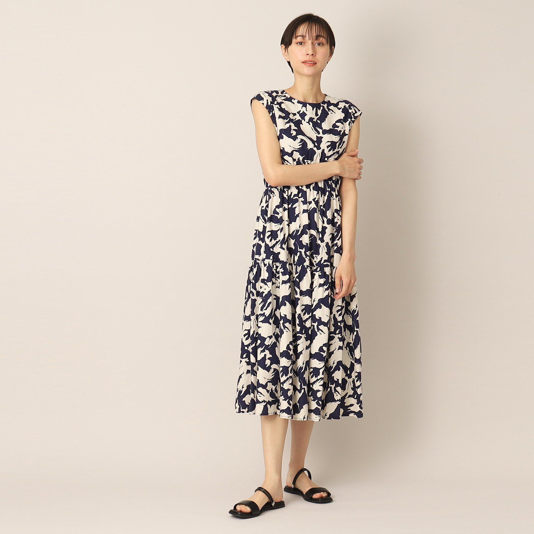 Dessin「プリントティアードワンピース」|ワンピース|