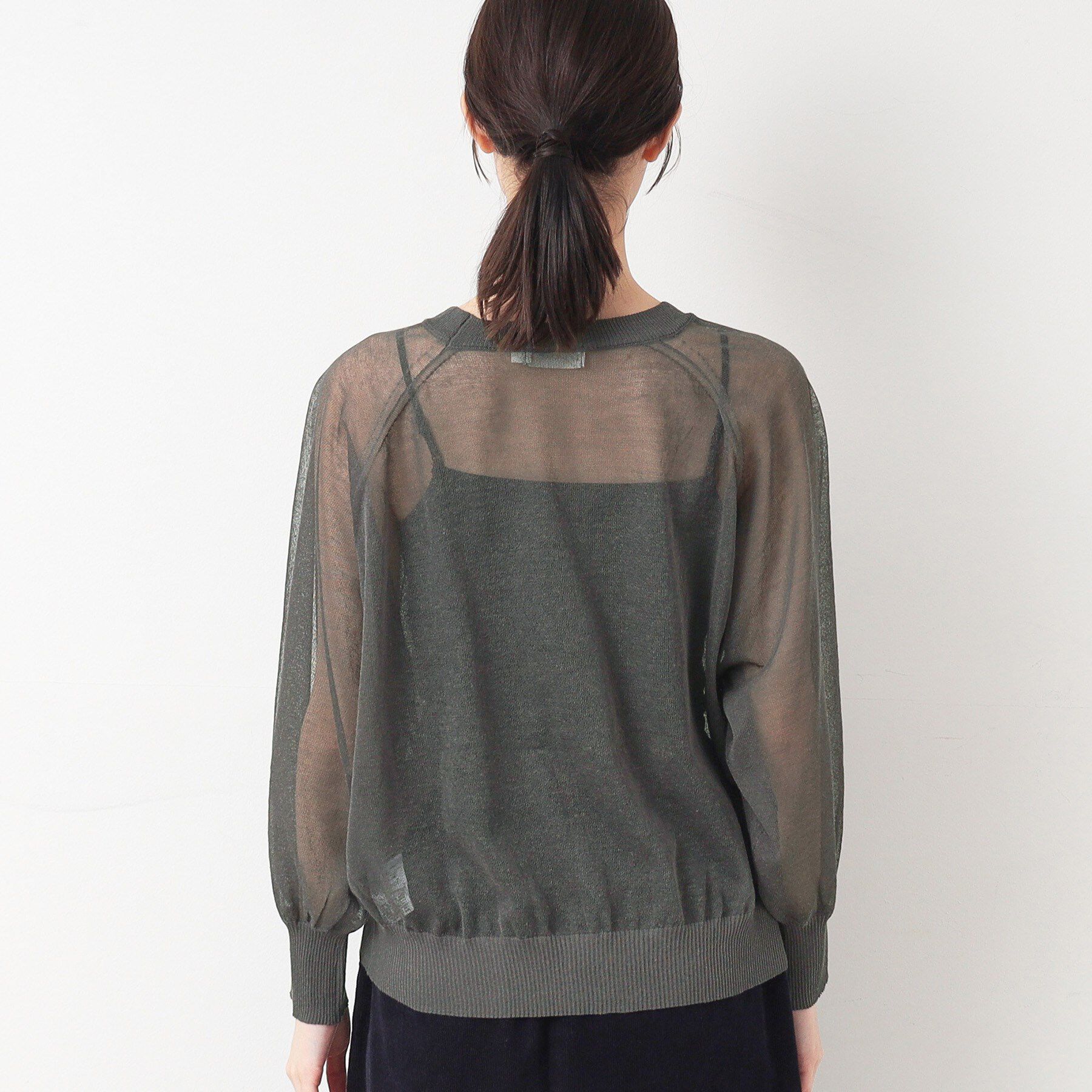 Dessin「【洗える】シースルーニット（XS～L）」|ニット・セーター|