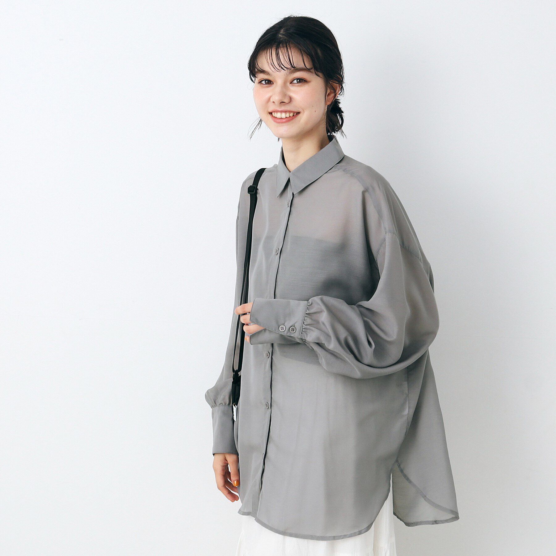 Dessin「シアーオーバーシャツ」|シャツ・ブラウス|