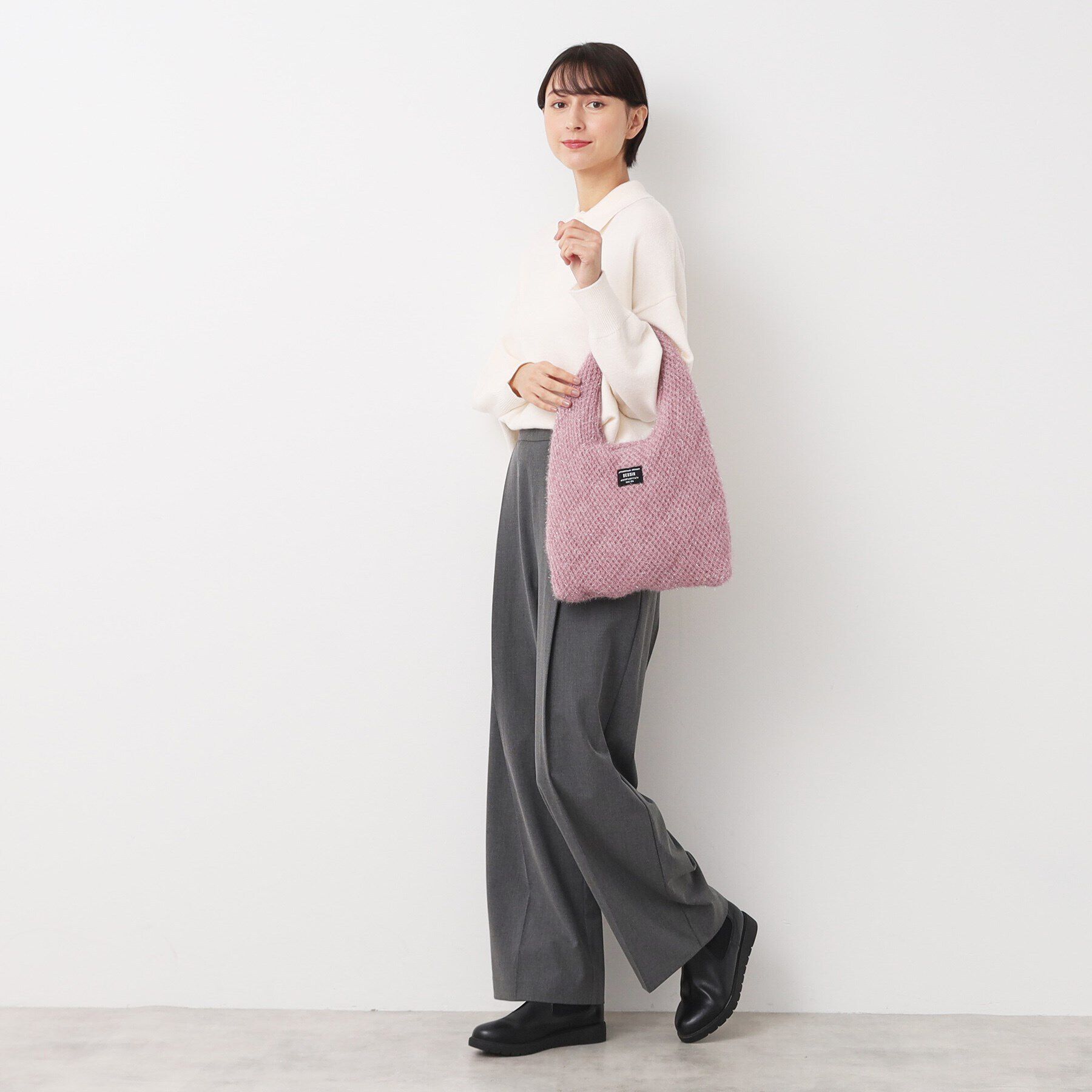 Dessin「ラメニットトート」|トートバッグ|