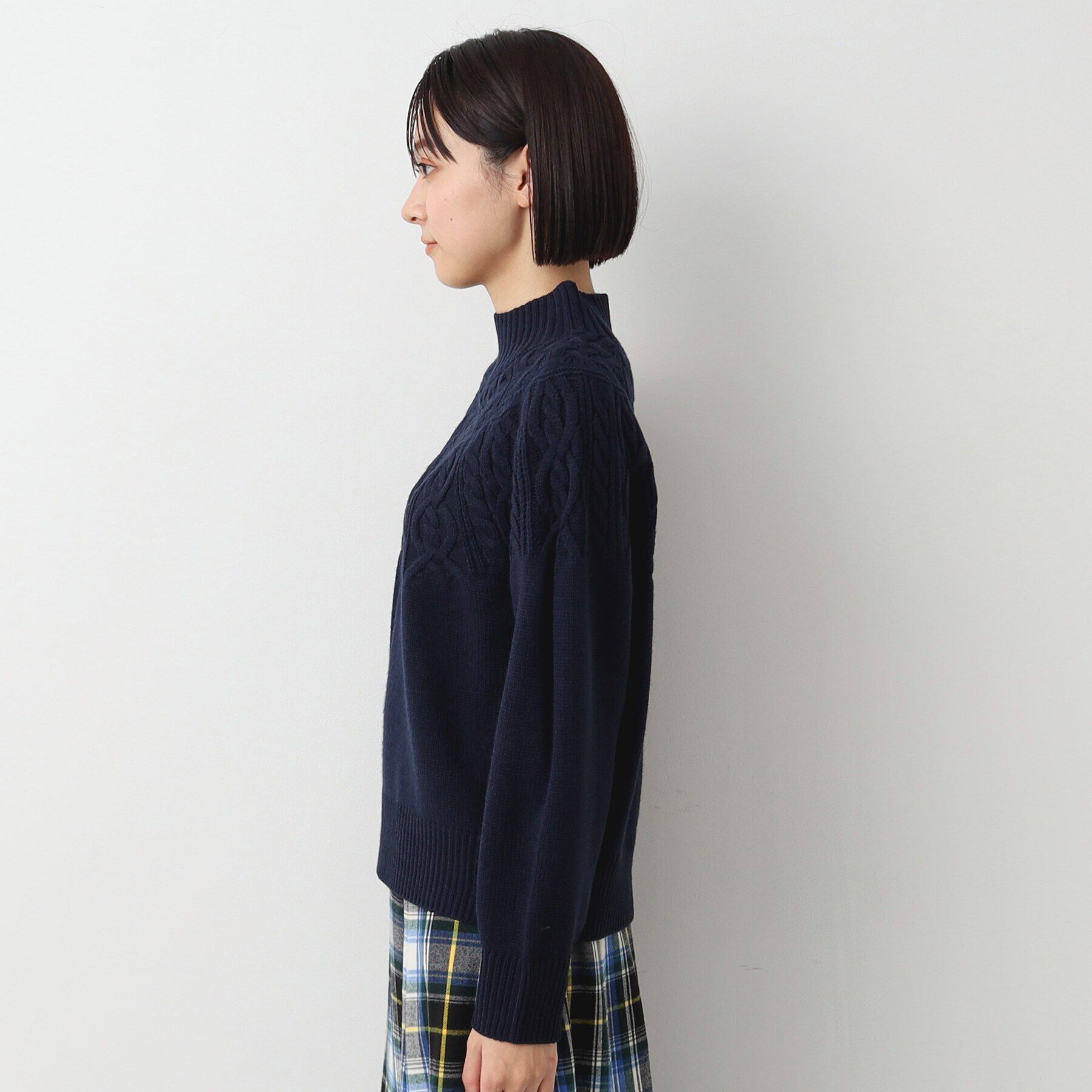 Dessin「【洗える・4サイズ展開】求心ケーブルニット（XS～L）」|ニット・セーター|