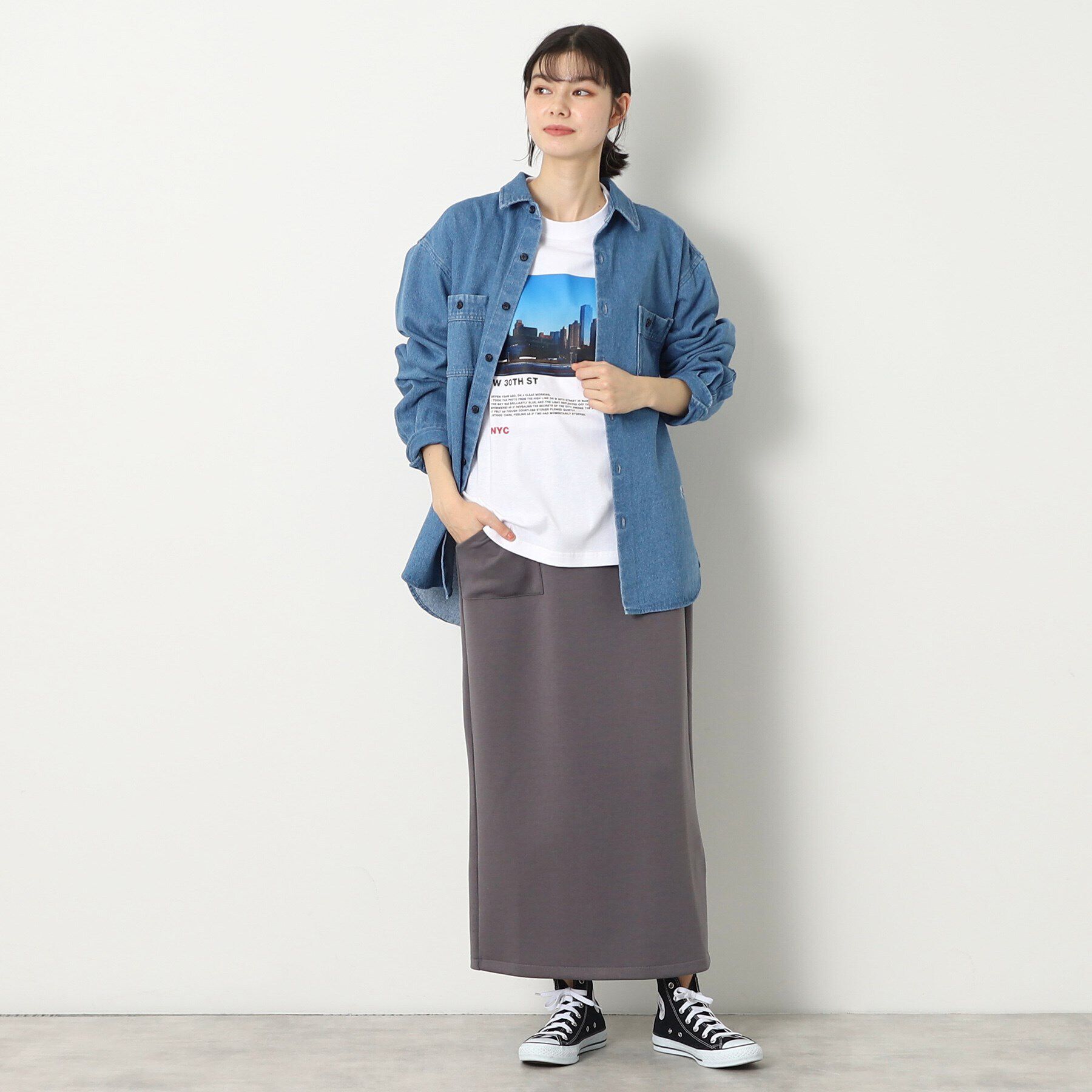 Dessin「【ユニセックス・洗える】フォトプリントロングスリーブTシャツ」|Tシャツ・カットソー|