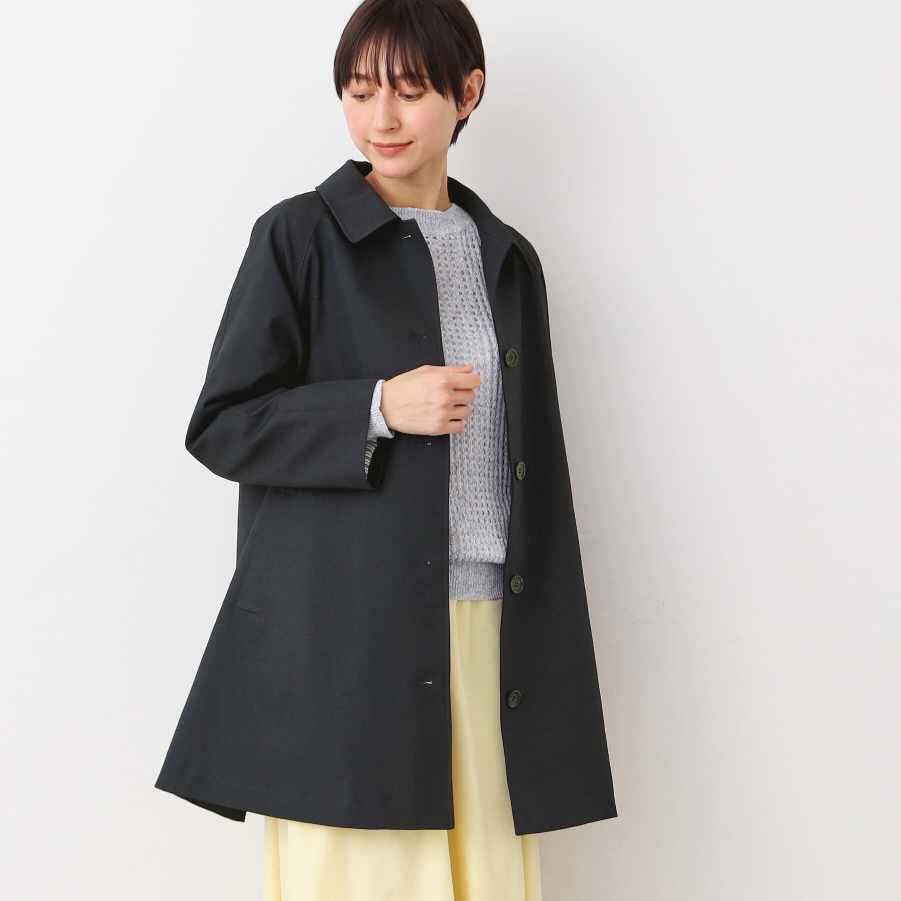 Dessin「【撥水】ステンカラーテントラインコート」|ステンカラーコート|