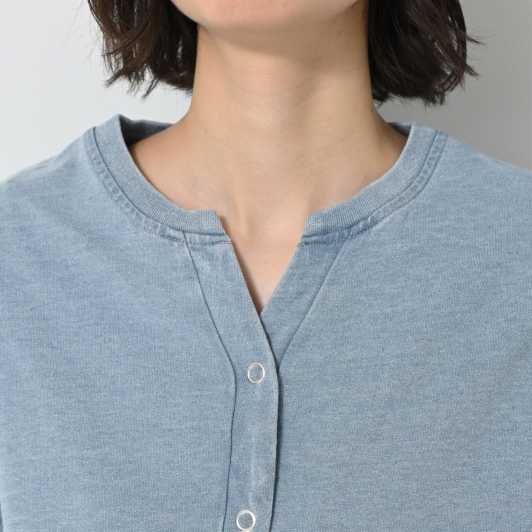 Dessin「【洗える】インディゴデニム調カーディガン」|カーディガン|