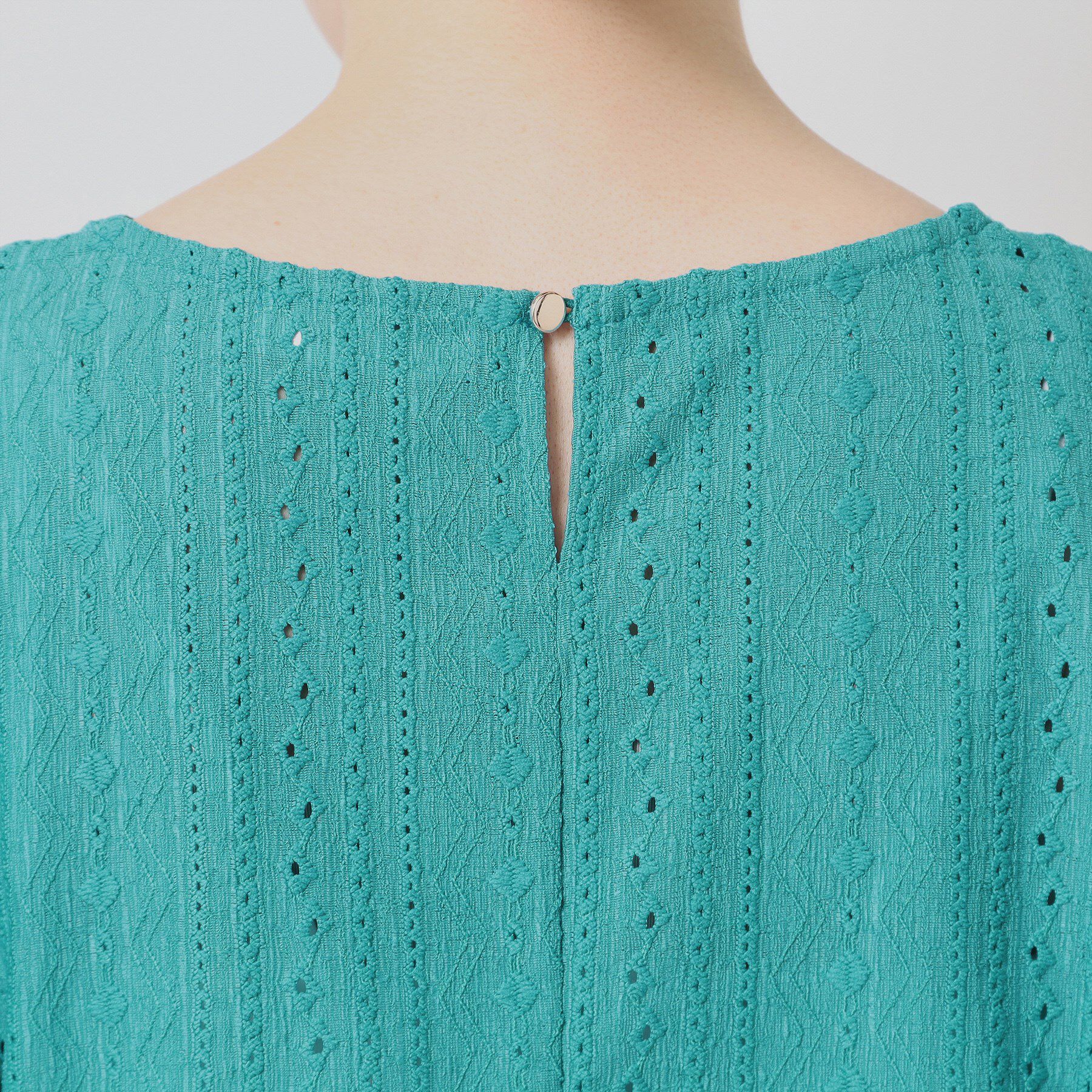 ITS&rsquo;DEMO「【手洗い可】レーシーふくれジャカードプルオーバー」|Tシャツ・カットソー|