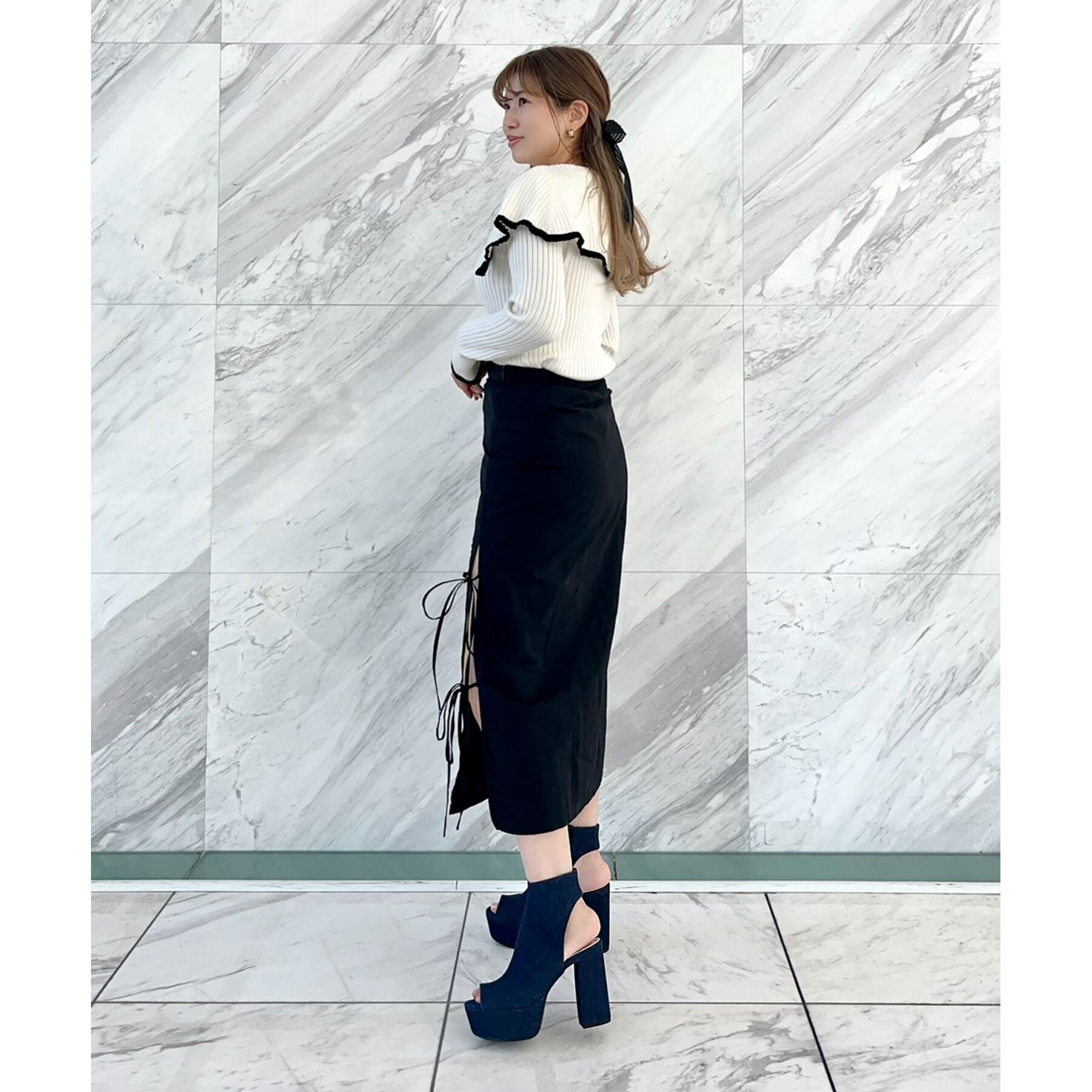 ESPERANZA「厚底ラク盛りブーツヒールサンダル」|ショートブーツ|