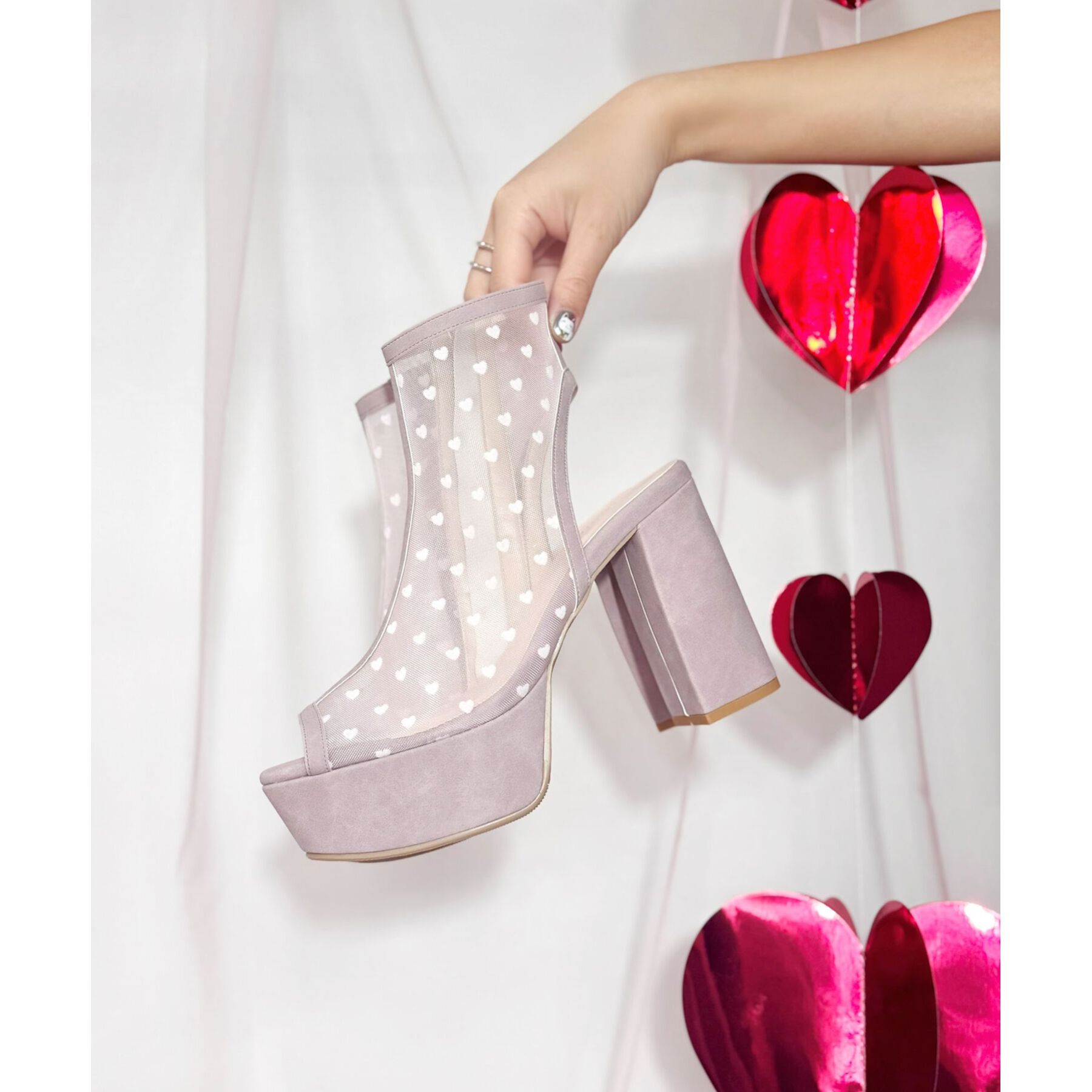 ESPERANZA「厚底ラク盛りブーツヒールサンダル」|ショートブーツ|