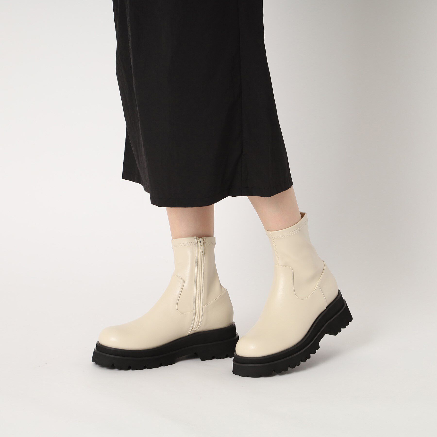 ESPERANZA「晴雨兼用トラックソールショートブーツ」|ショートブーツ|