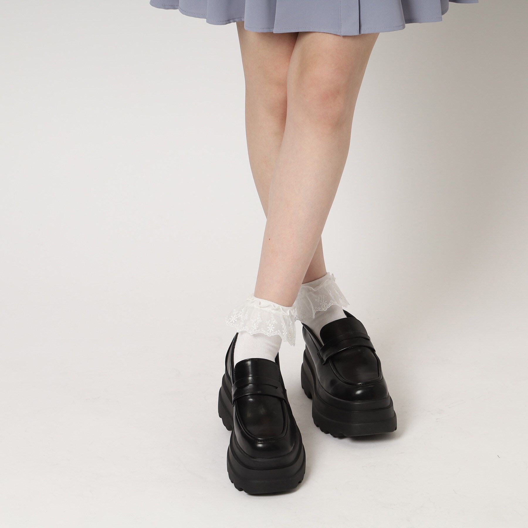 csT&P「厚底2段ソールローファーパンプス」|パンプス|