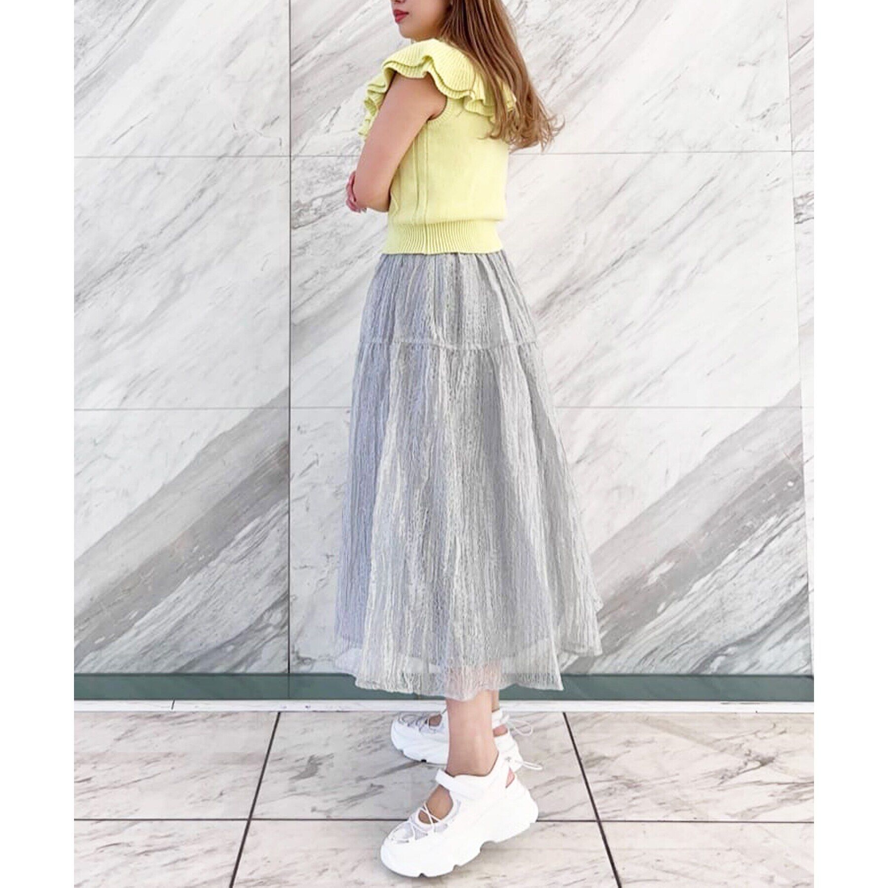 ESPERANZA「アッパーオープンスニーカー 24SS」|スニーカー|