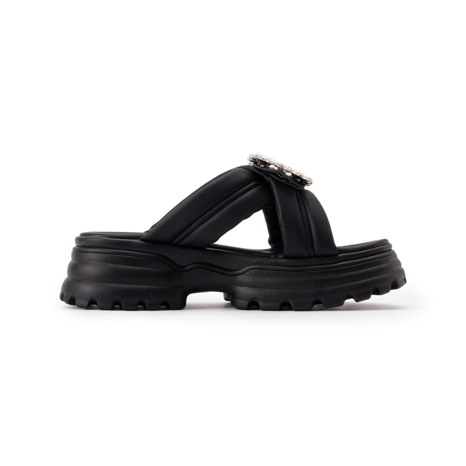 csT&P「キラキラ付き厚底サンダル」|サンダル|