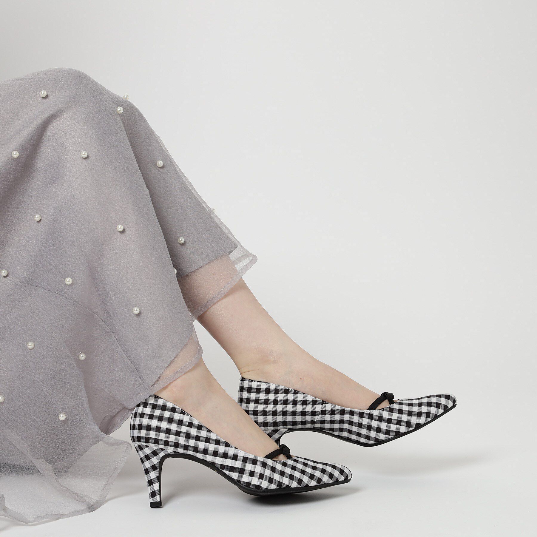 ESPERANZA「リボンポインテッドパンプス」|パンプス|