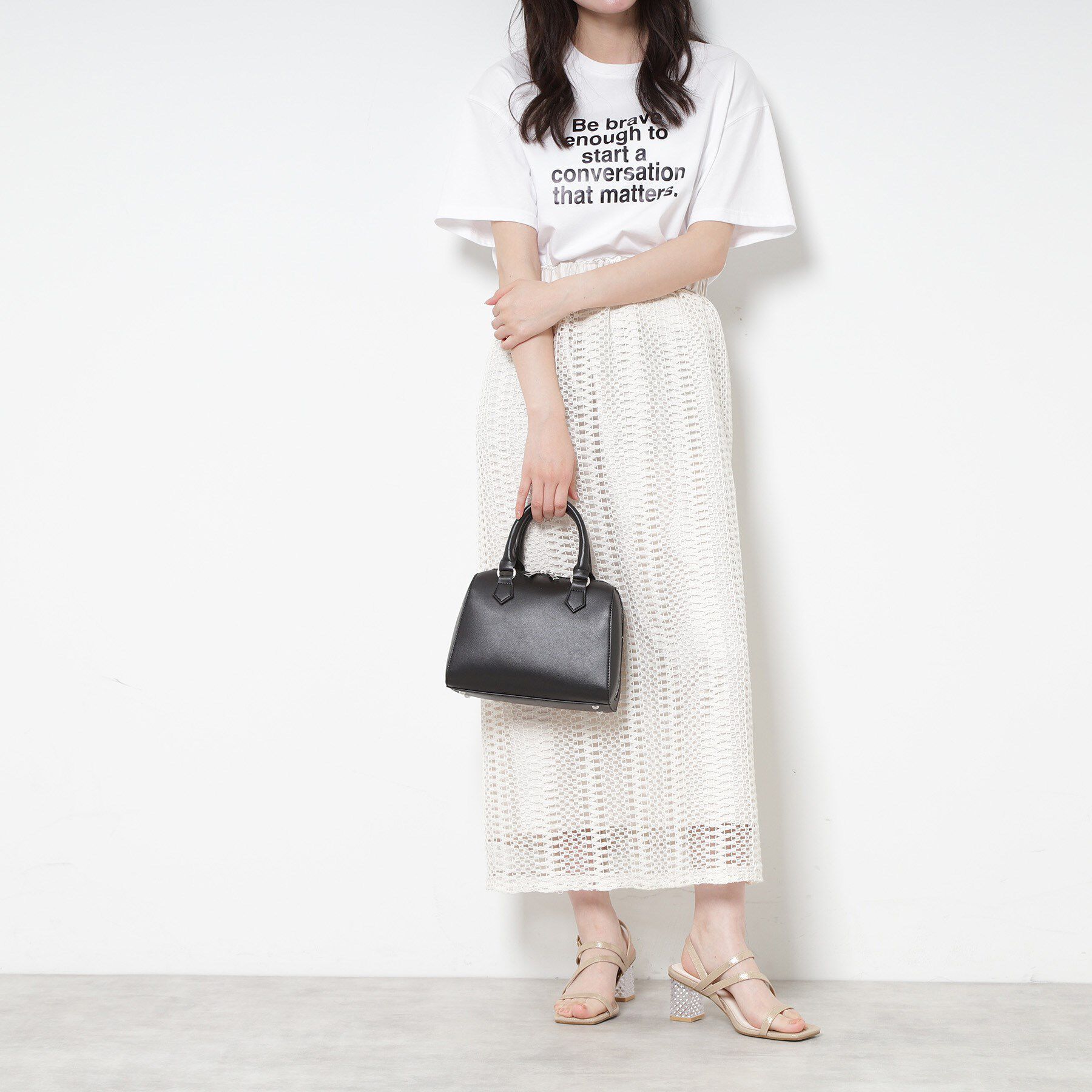 ESPERANZA「キルティングクリアヒールサンダル」|サンダル|