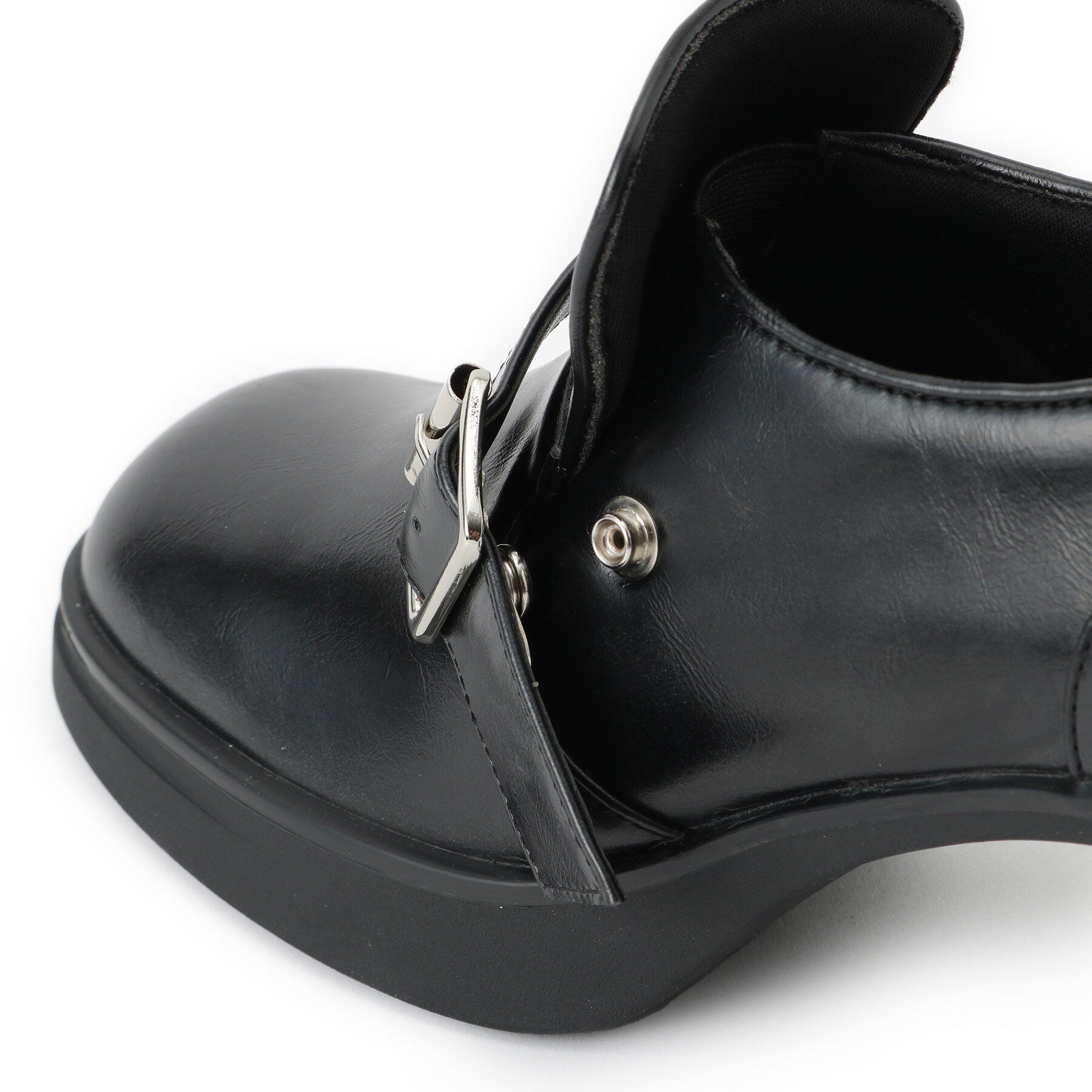 ESPERANZA「スクエアトゥベルトアンクルローファー」|パンプス|