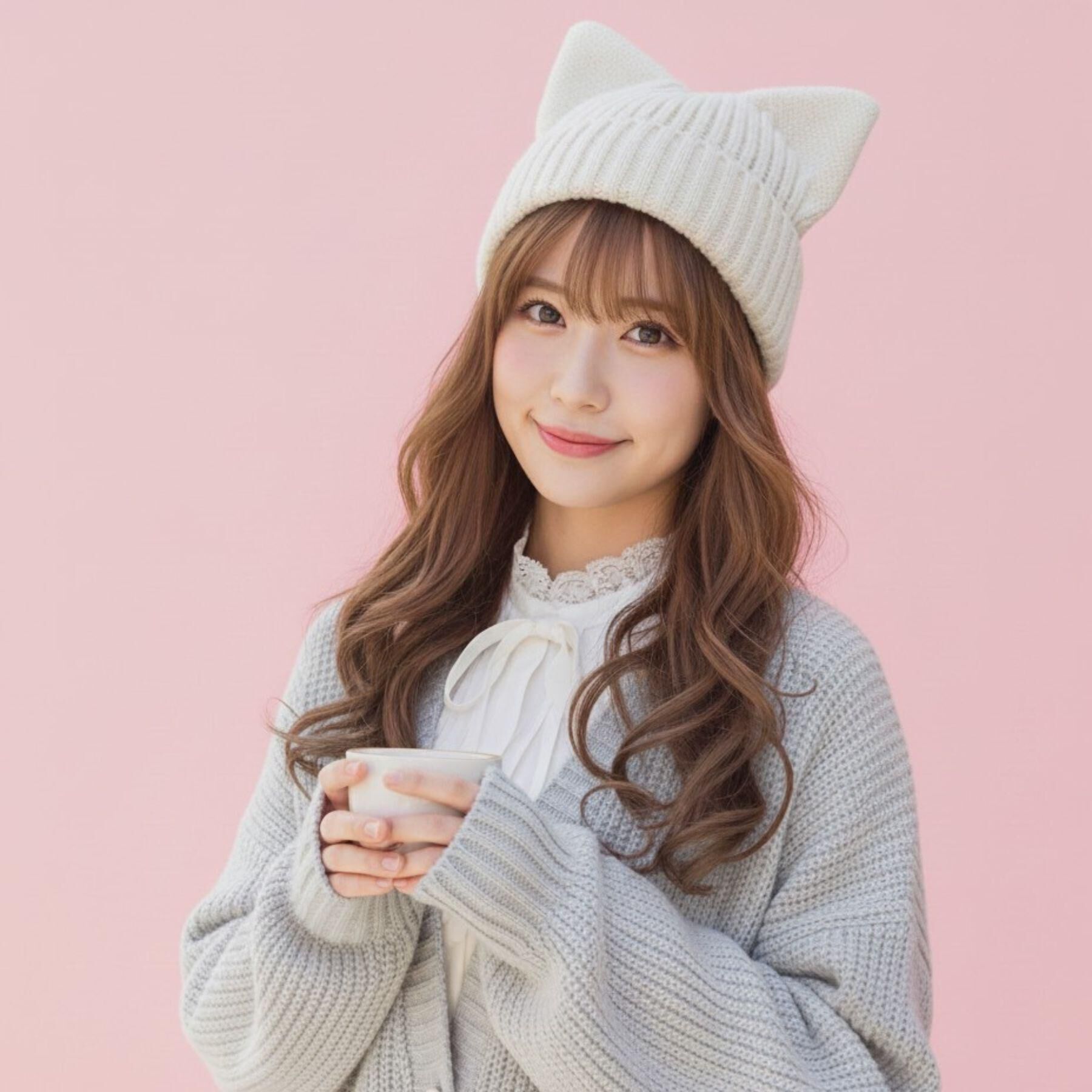 Grandedge「ネコミミIVニット帽」|ニット帽|